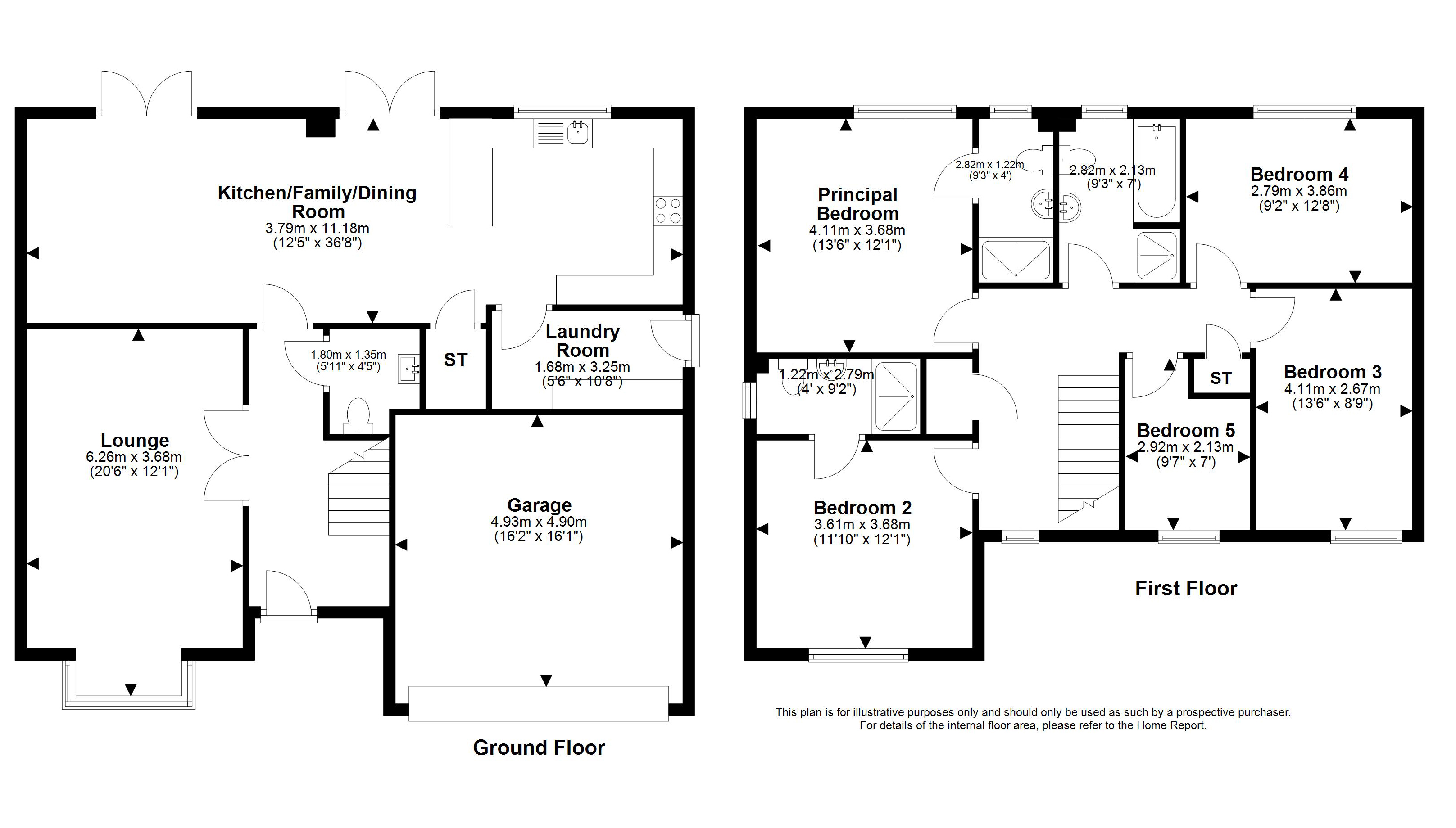 Plot 6, Bradford, West Craigs Mews, Turnhouse Road, Edinburgh floorplan