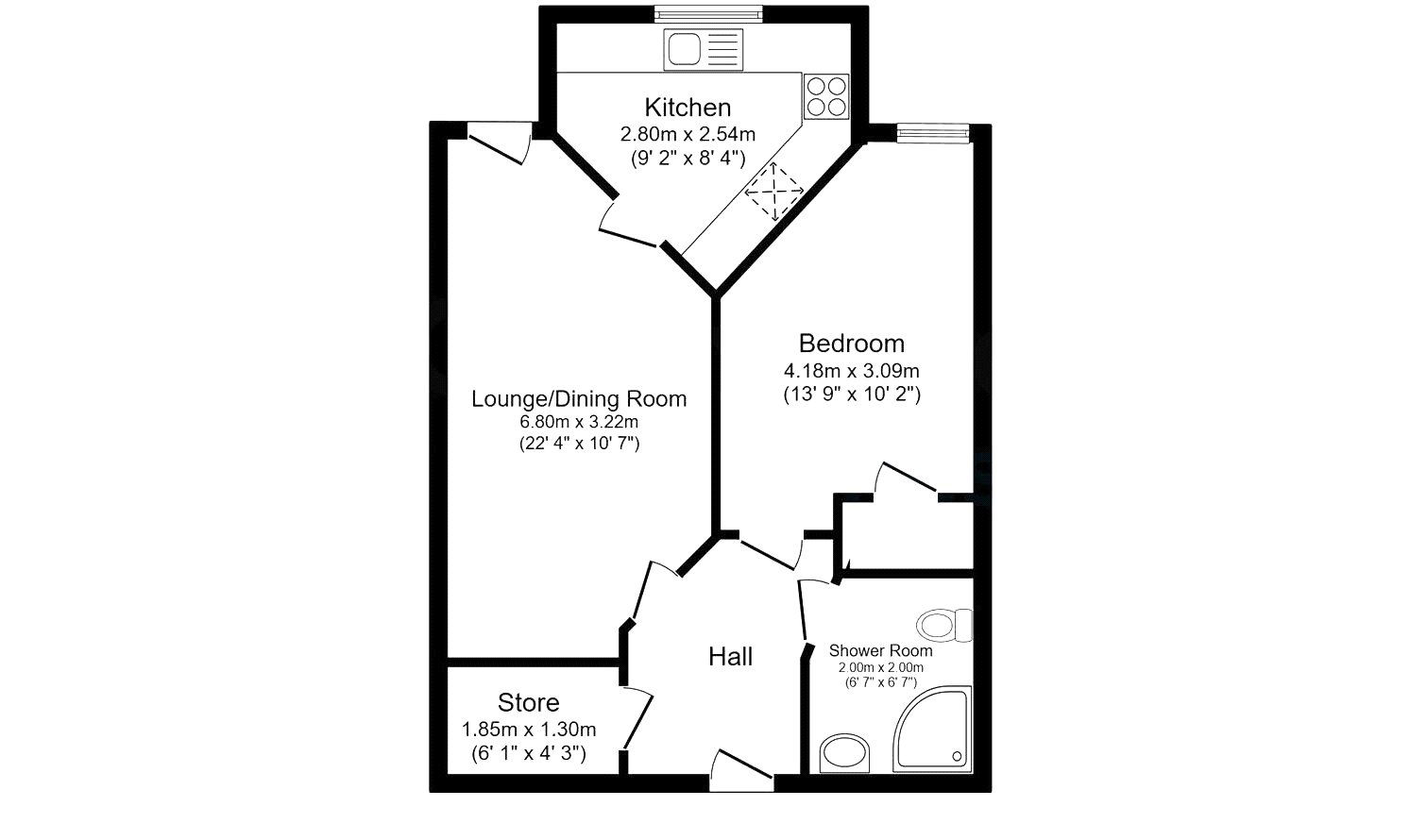 26, Lowe House, Hertfordshire floorplan