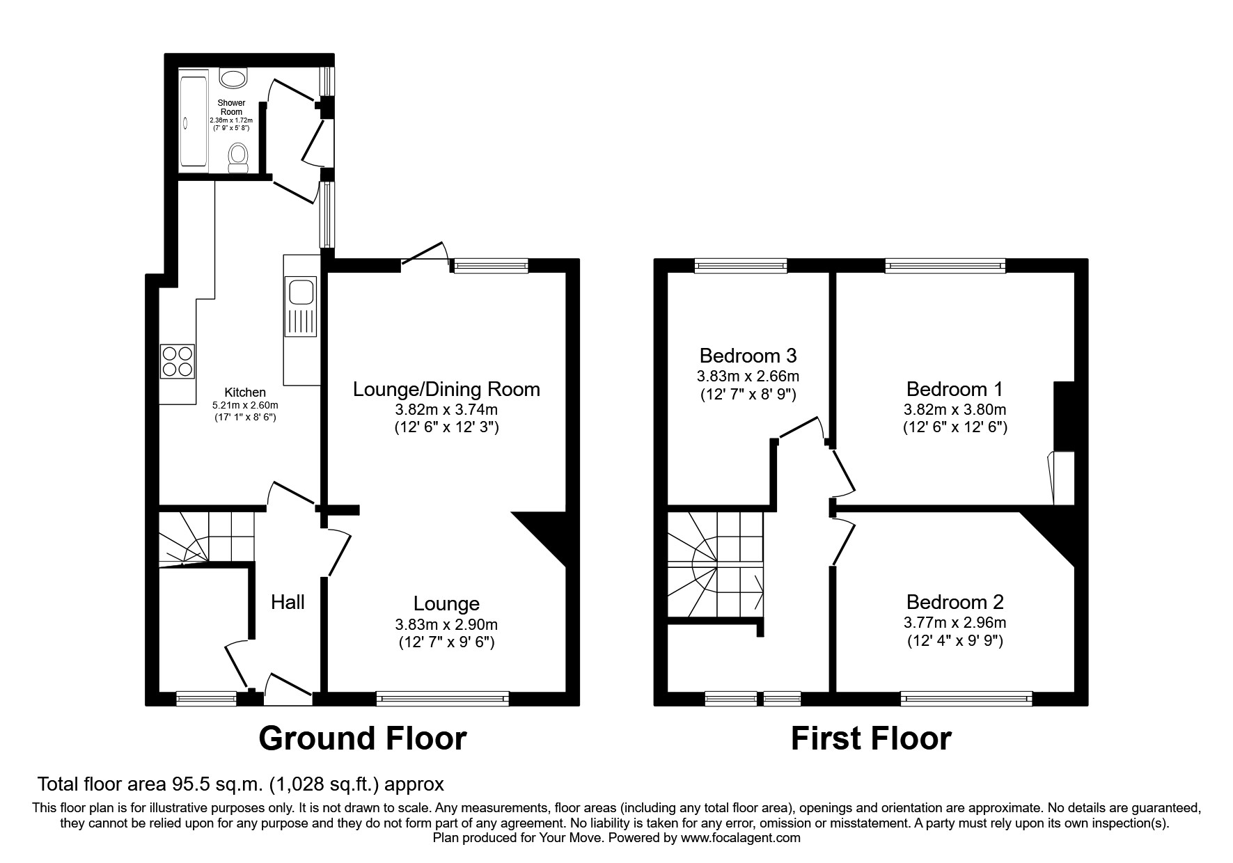 Coton Park, Linton, Swadlincote, Derbyshire DE12, 3 bedroom terraced house for sale 62032867