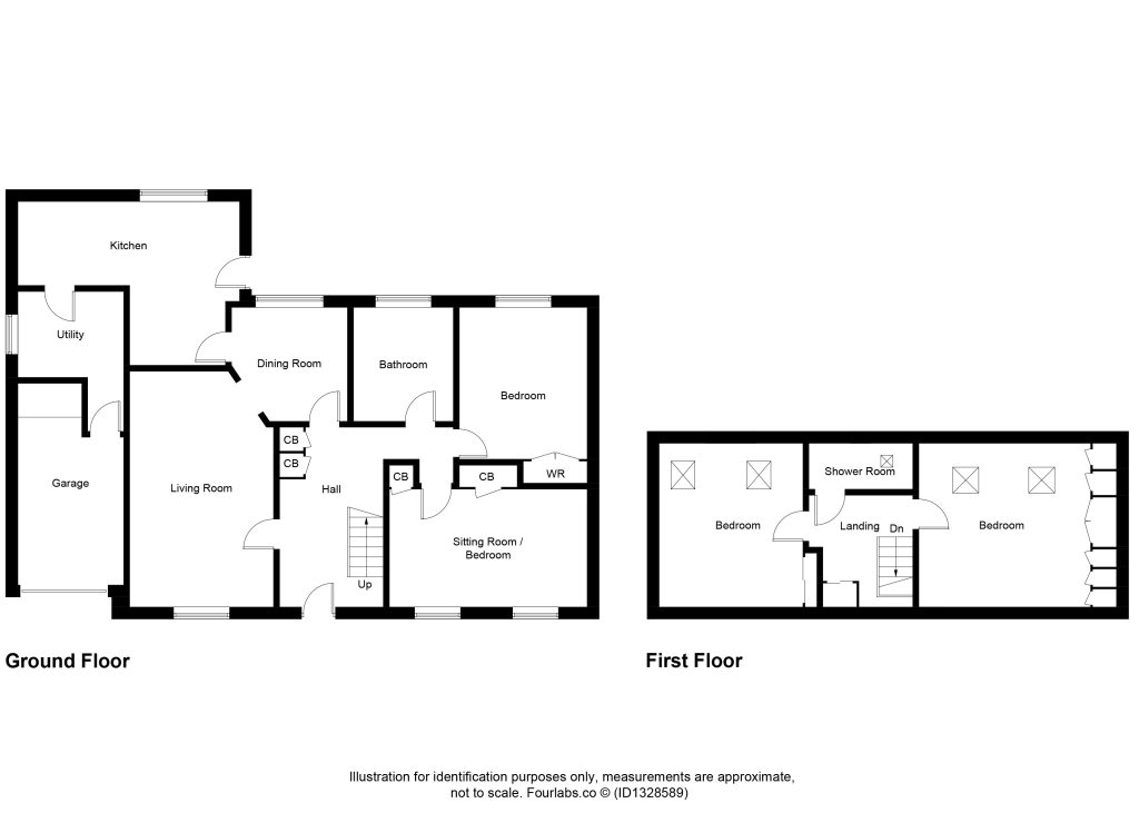 5, Grant Place, Forres floorplan