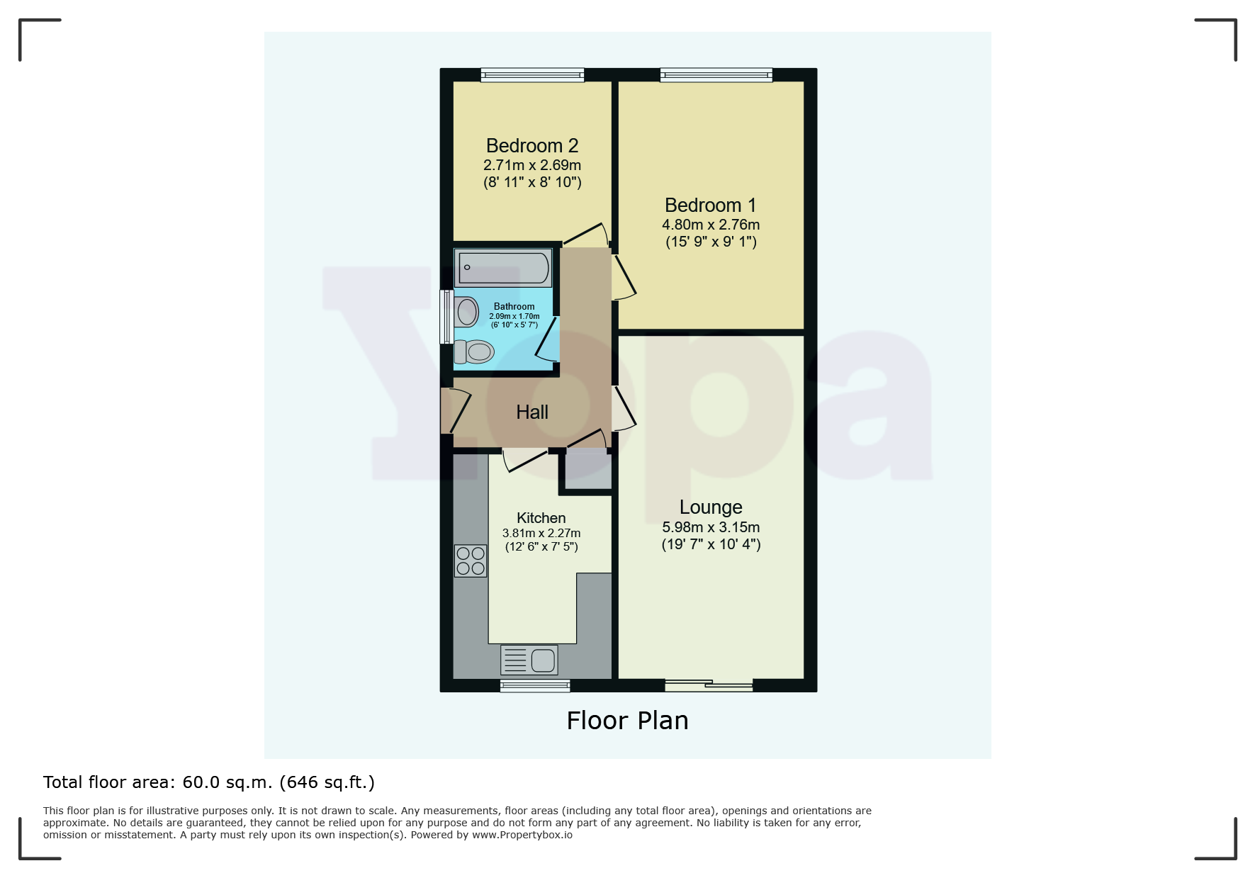 23, Oldfield Close, Doncaster floorplan
