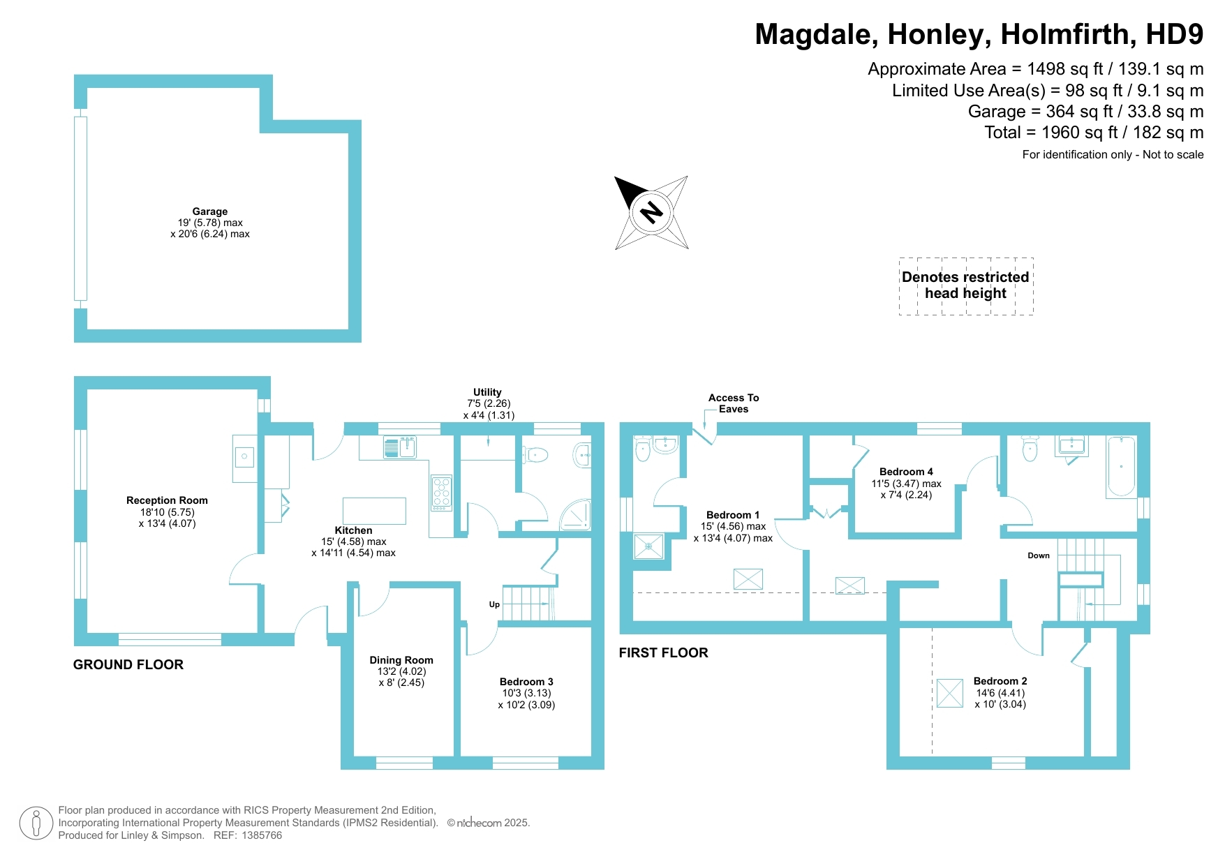 Steps Farm, 67, Magdale, Holmfirth floorplan