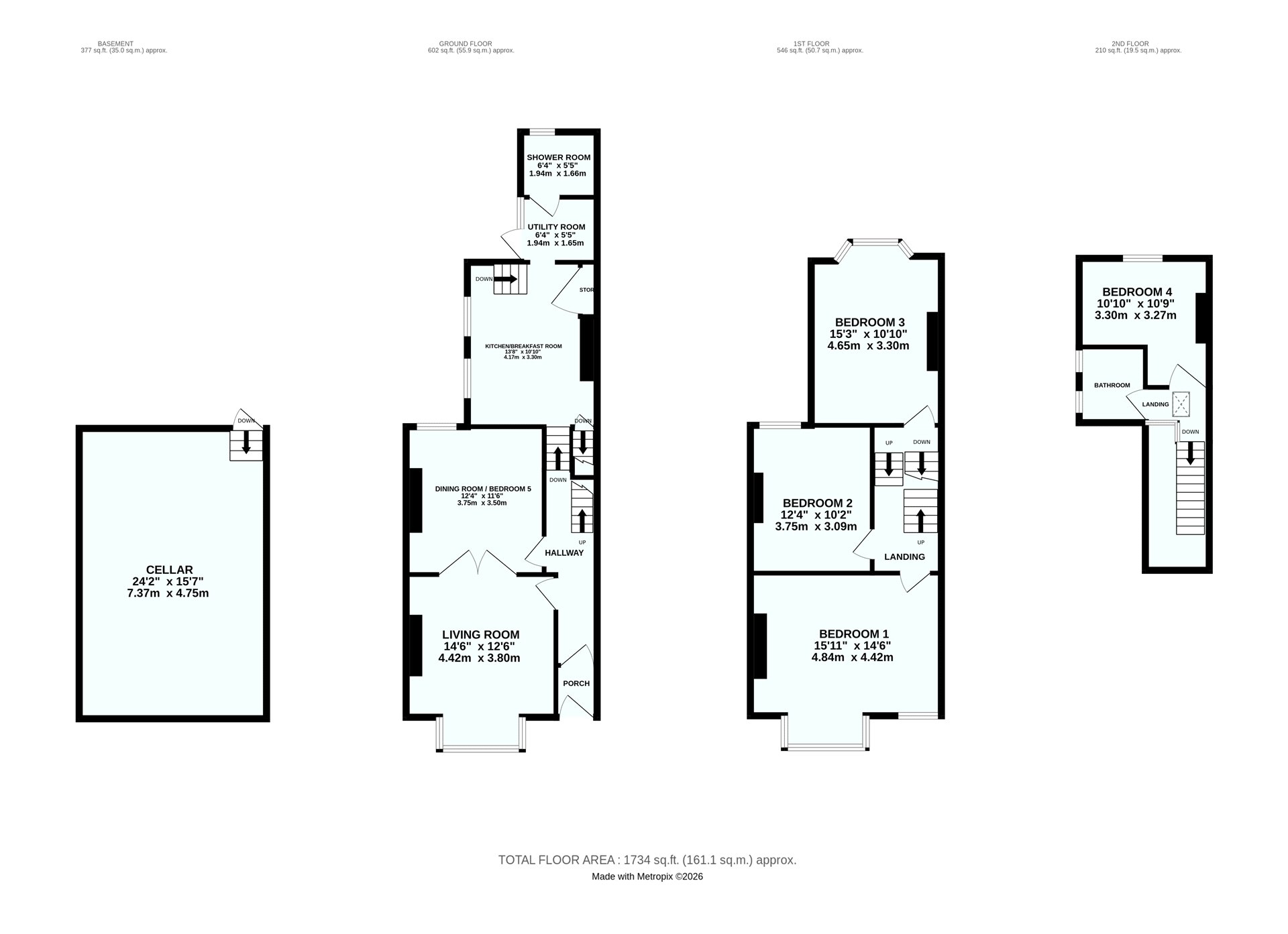 9, Abingdon Road, Devon floorplan