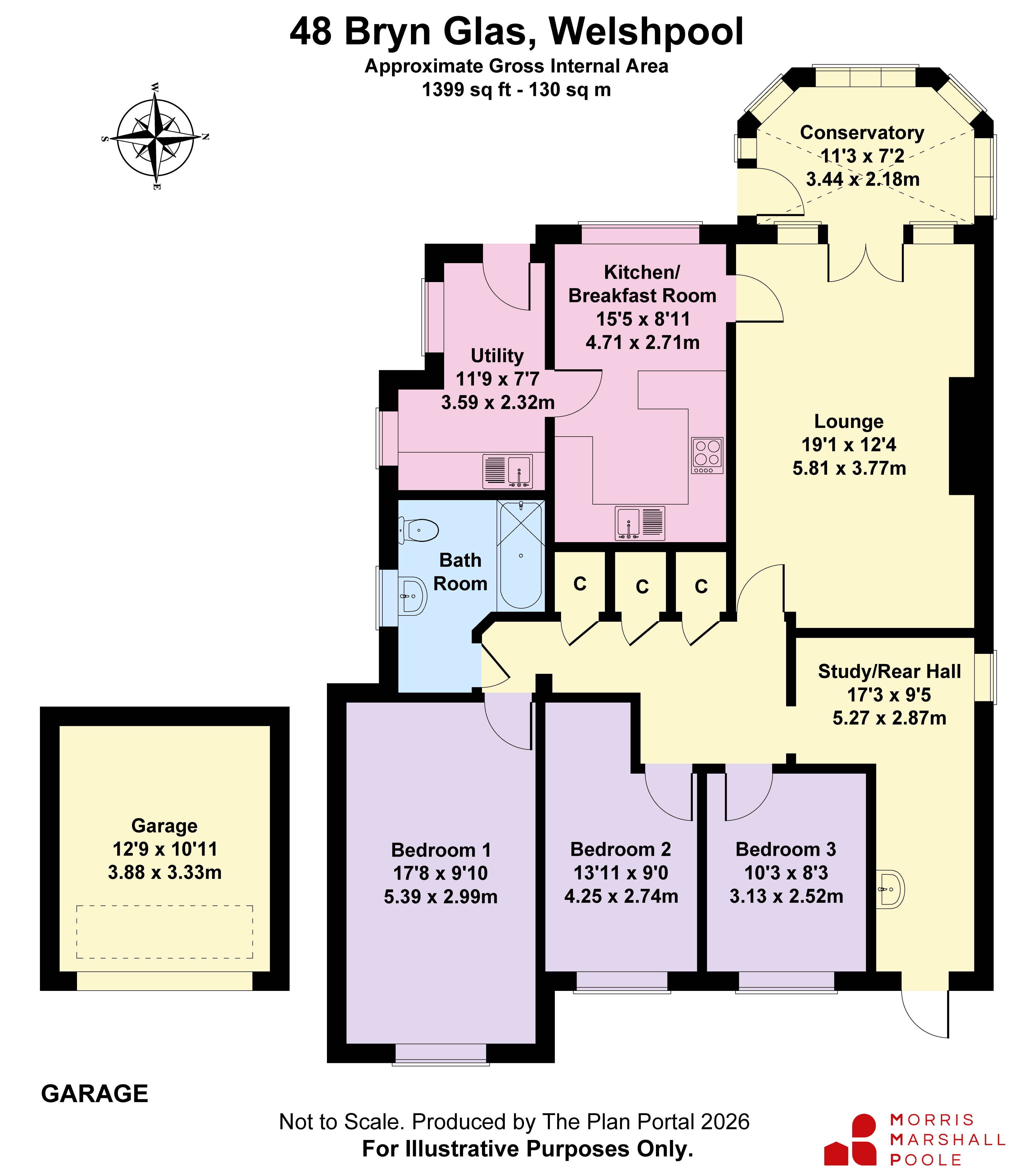 48, Bryn Glas, Powys floorplan
