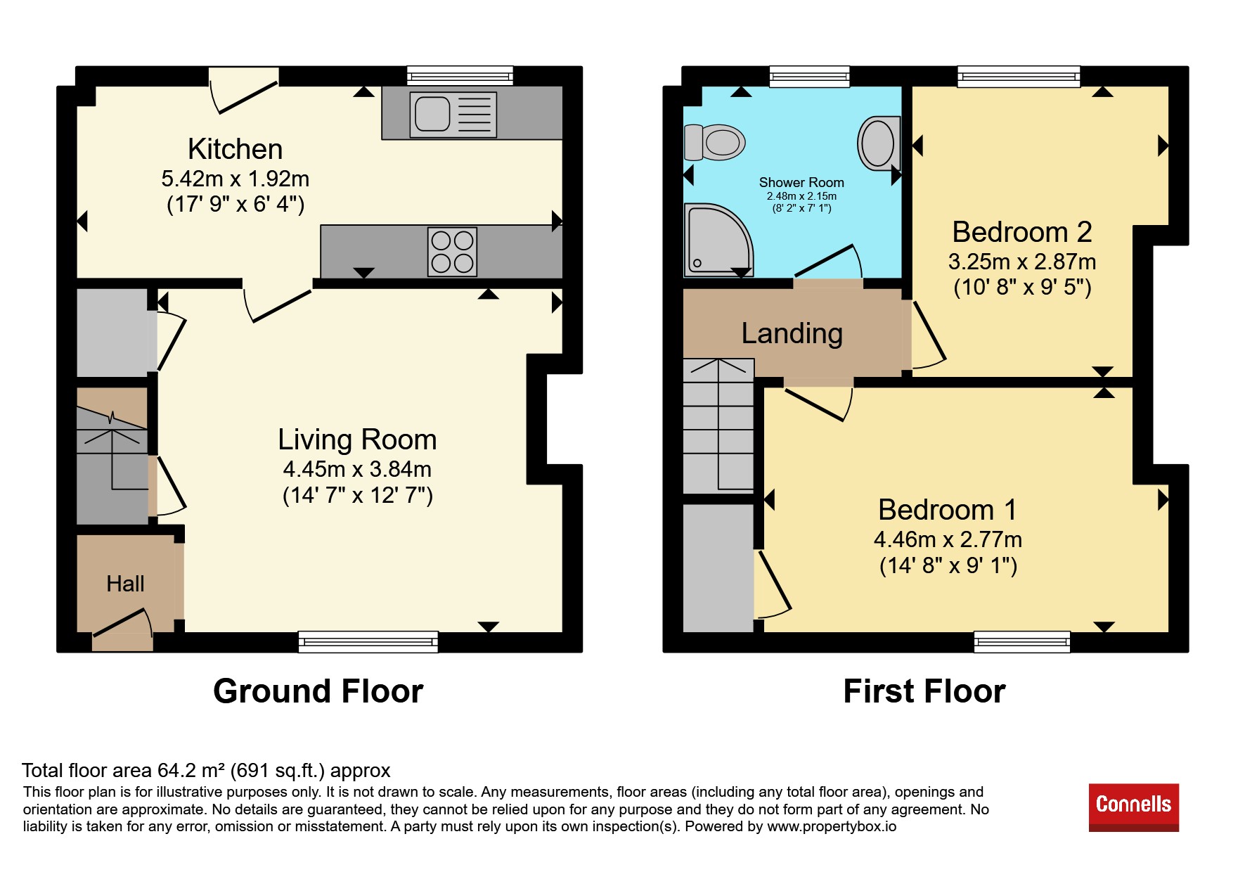 3, Railway Cottages, Northampton floorplan