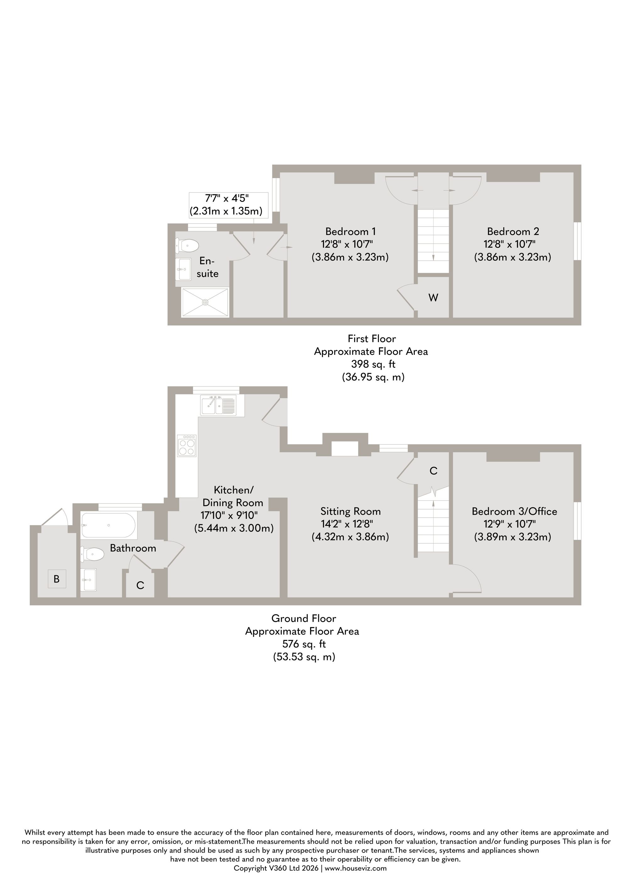 Sunnyside, School Road, Wisbech floorplan