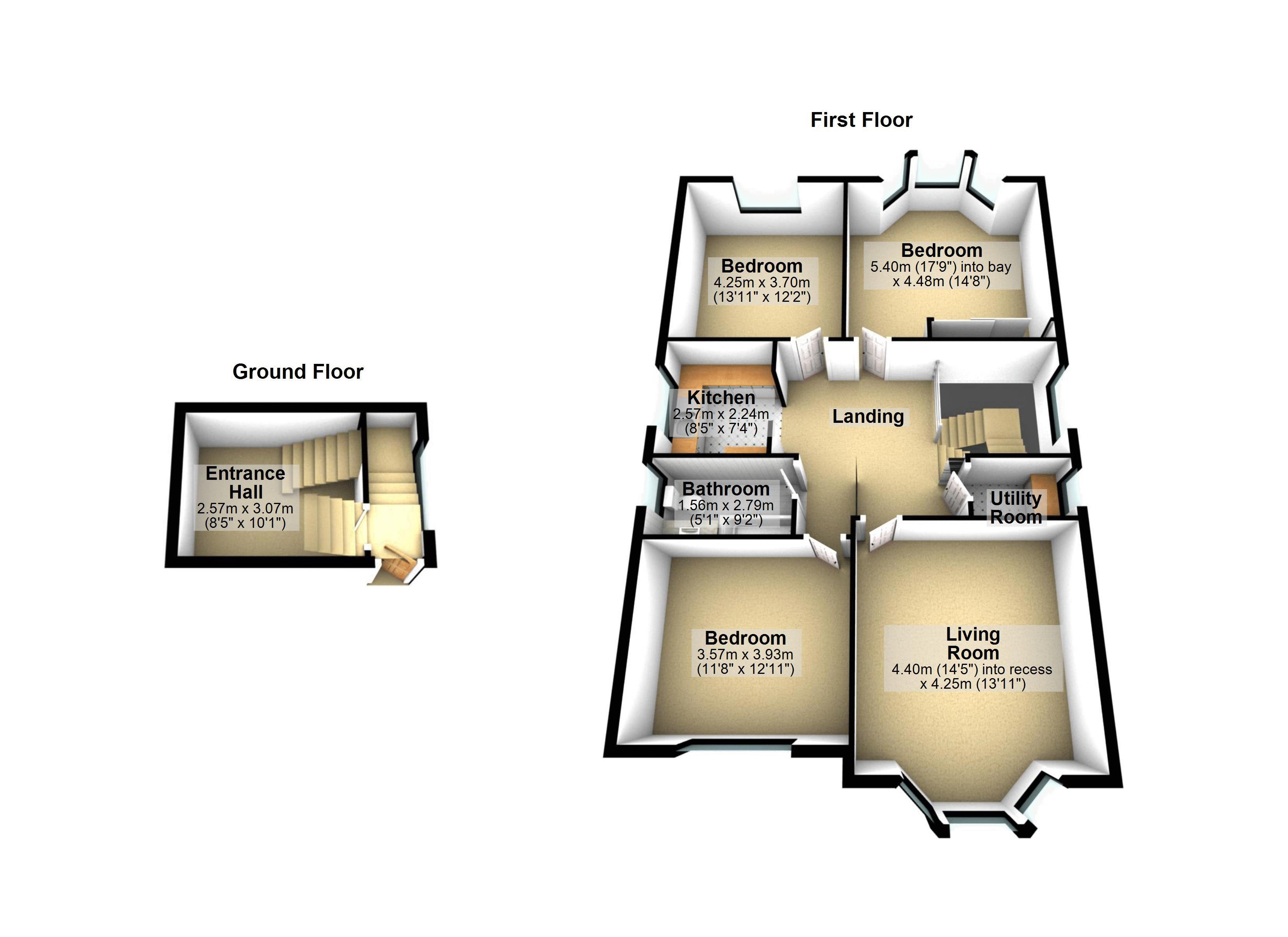 3 Bedrooms Flat for sale in Shrubbery Road, Weston-Super-Mare BS23