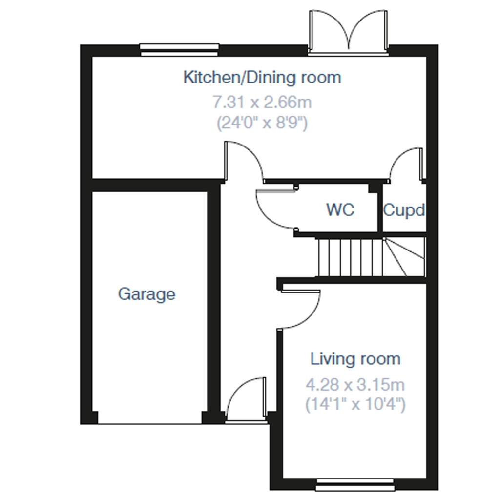 4 Bedrooms Detached house for sale in 