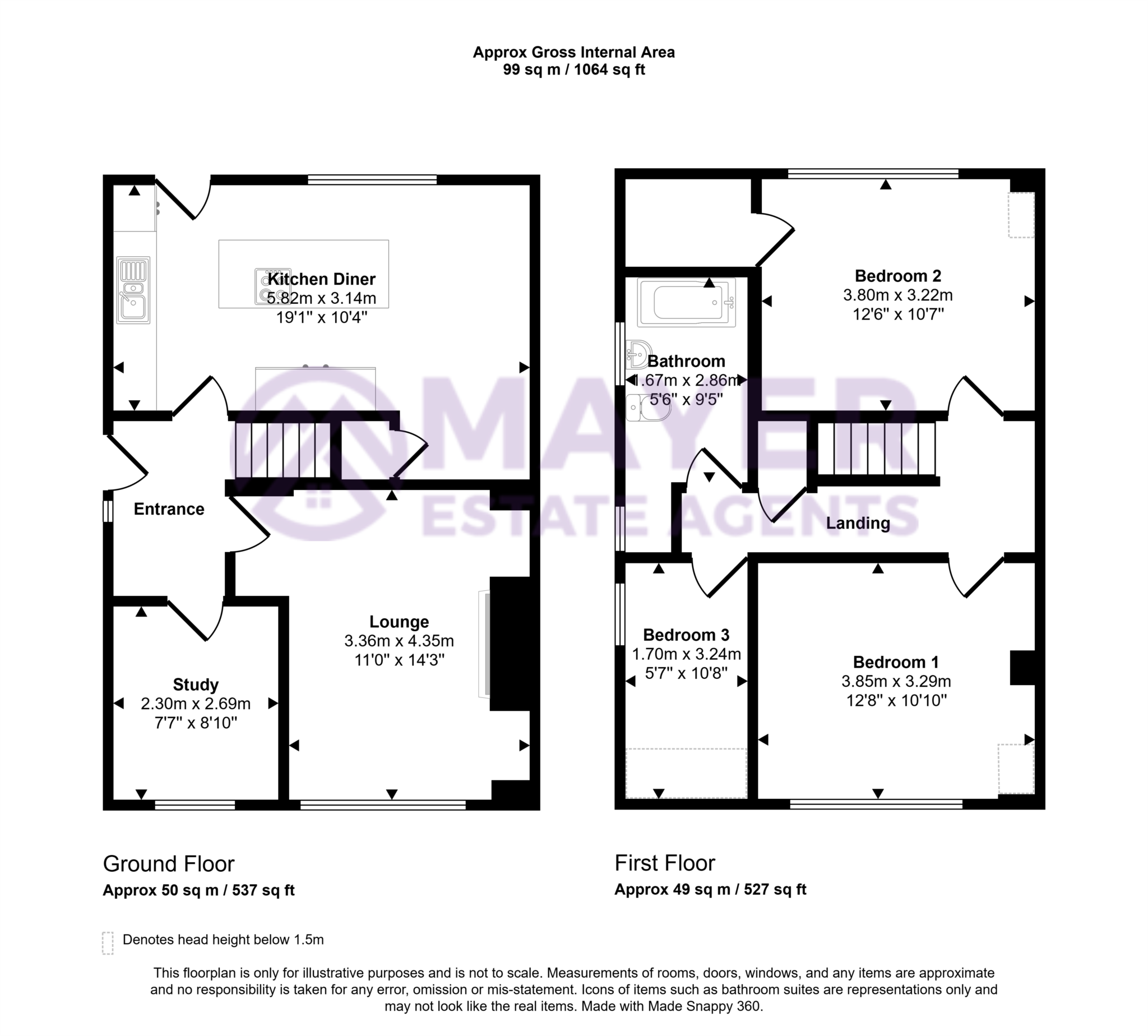 5, Cherry Park, Plymouth floorplan