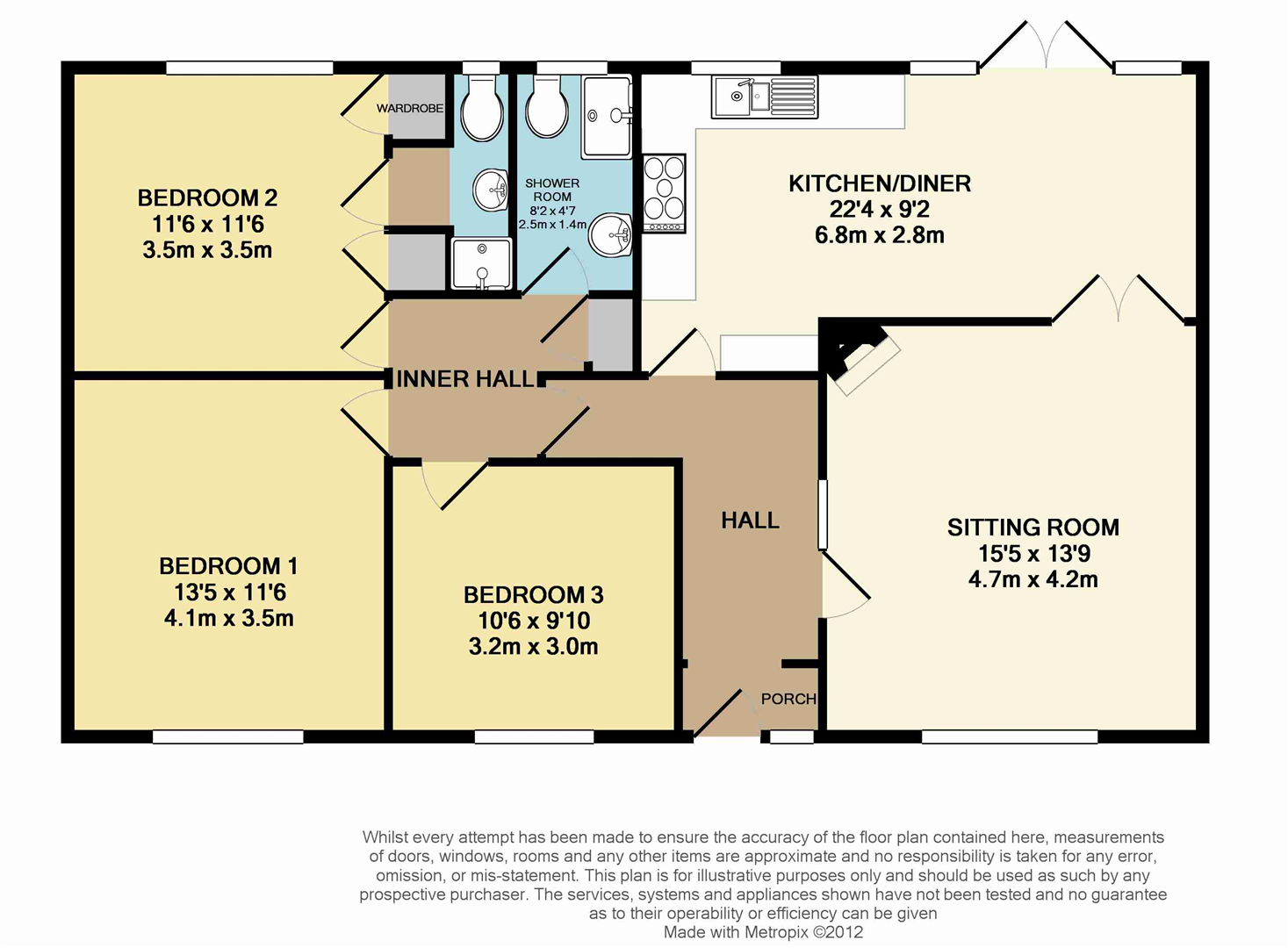 Greenwood, 13 Hammond Close, Yarmouth floorplan