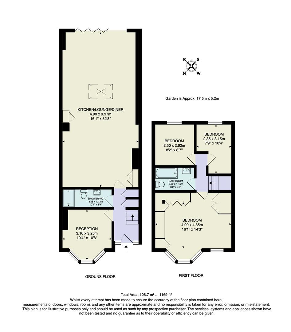 7, Empress Avenue, Chingford floorplan