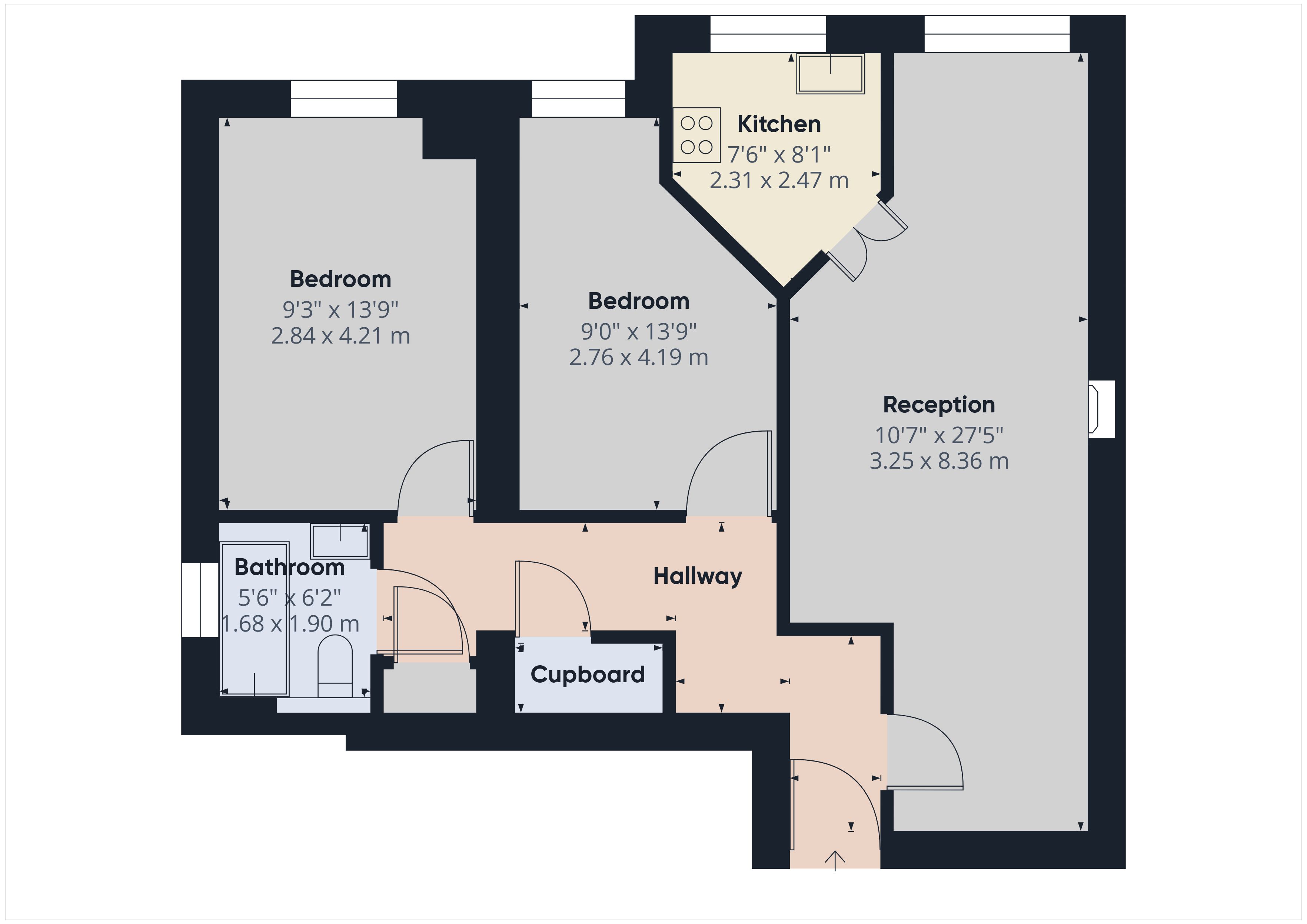 32 Weston Court, Farnham Close, London floorplan