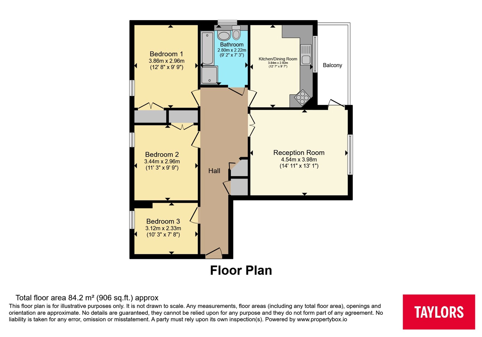 7, Judkin Court, Cardiff floorplan