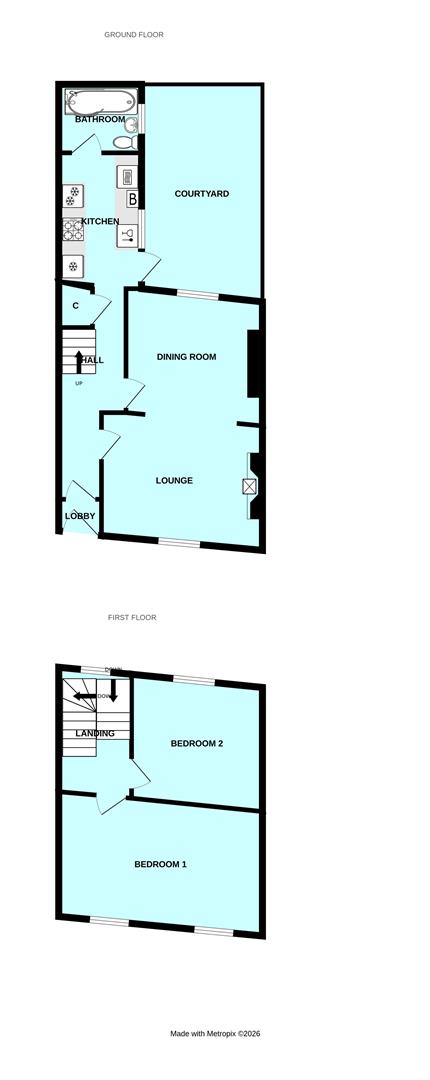 9, Clifton Place, Plymouth floorplan