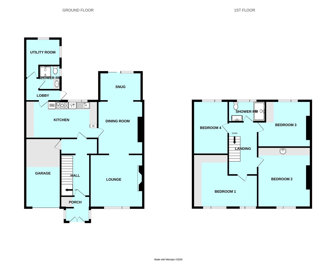6, Earls Acre, Plymouth floorplan