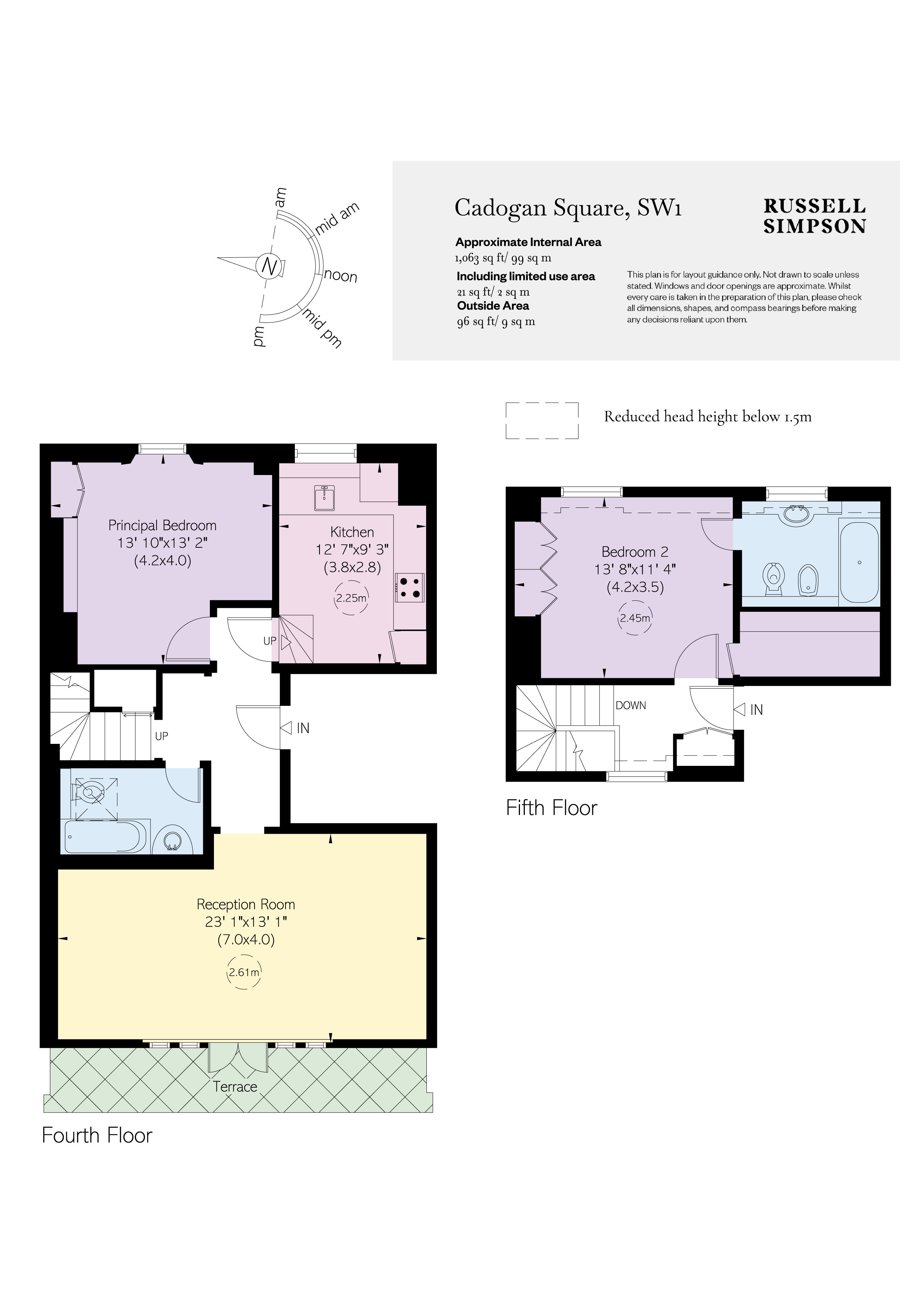5, 45, Cadogan Square, Chelsea floorplan