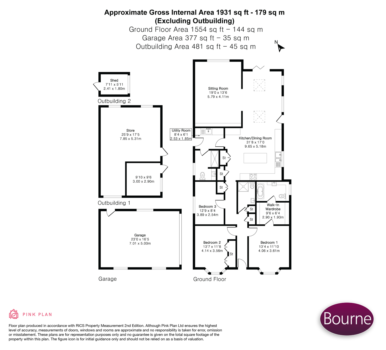 Nutbourne,, Gascoigne Lane, Alresford floorplan