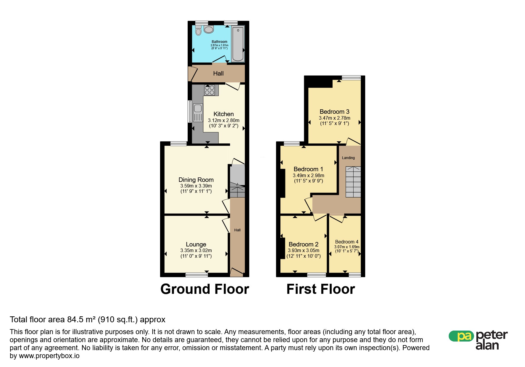 36, Penrhiwtyn Street, Neath floorplan