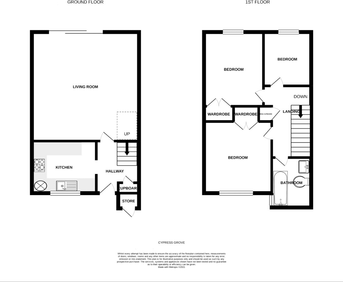 50, Cypress Grove, Aldershot floorplan