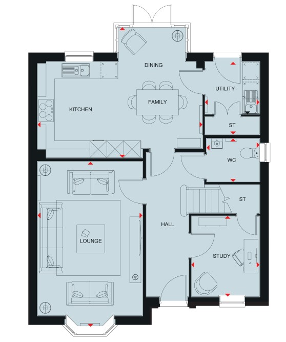 HA899136, Kemsley Drive, Leighton Buzzard floorplan