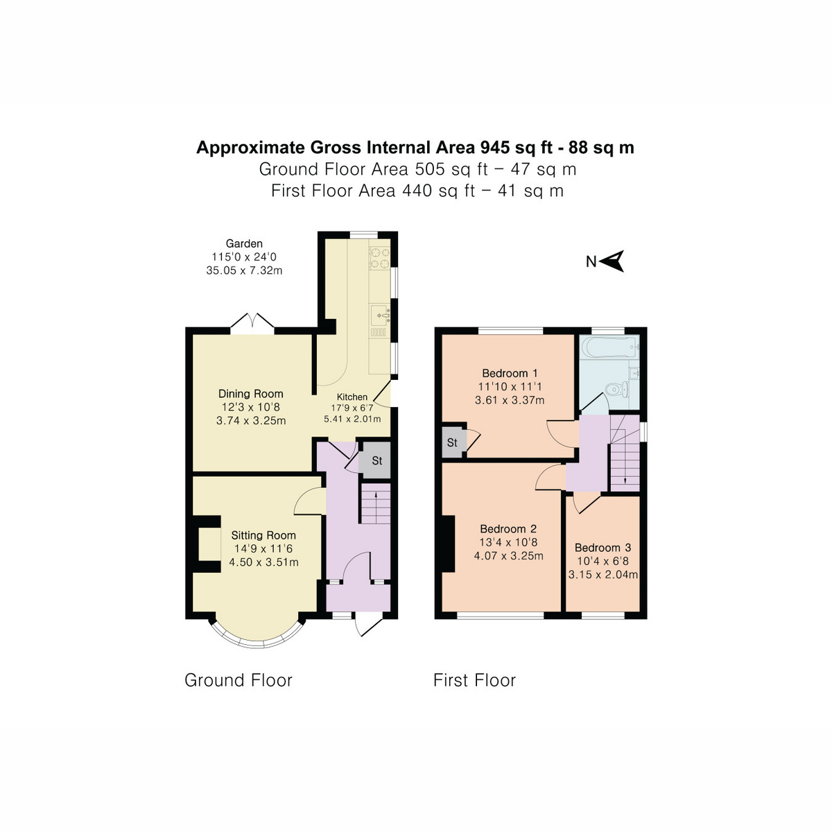 20, Stanley Close, Oxford floorplan