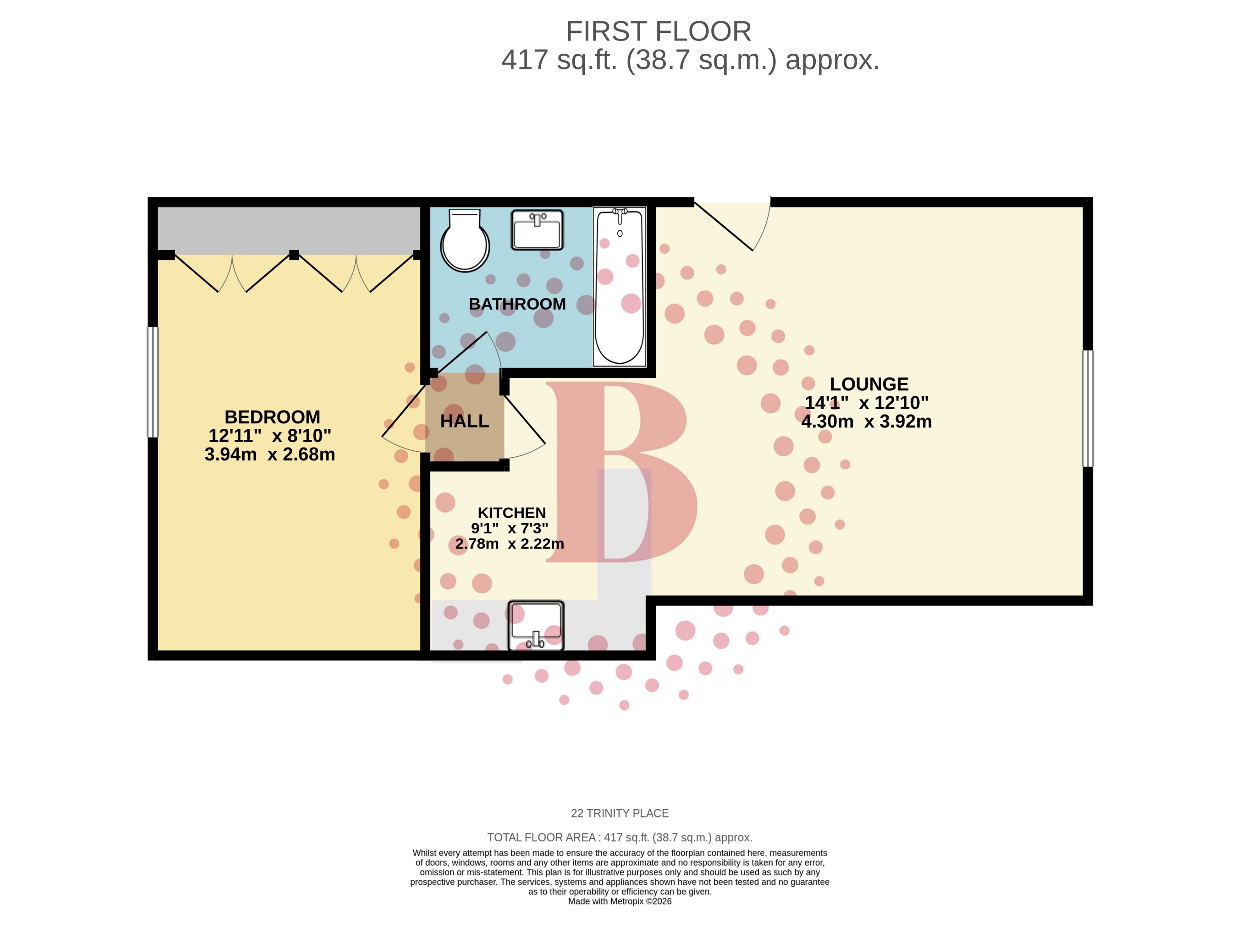 22, Trinity Place, Stevenage floorplan