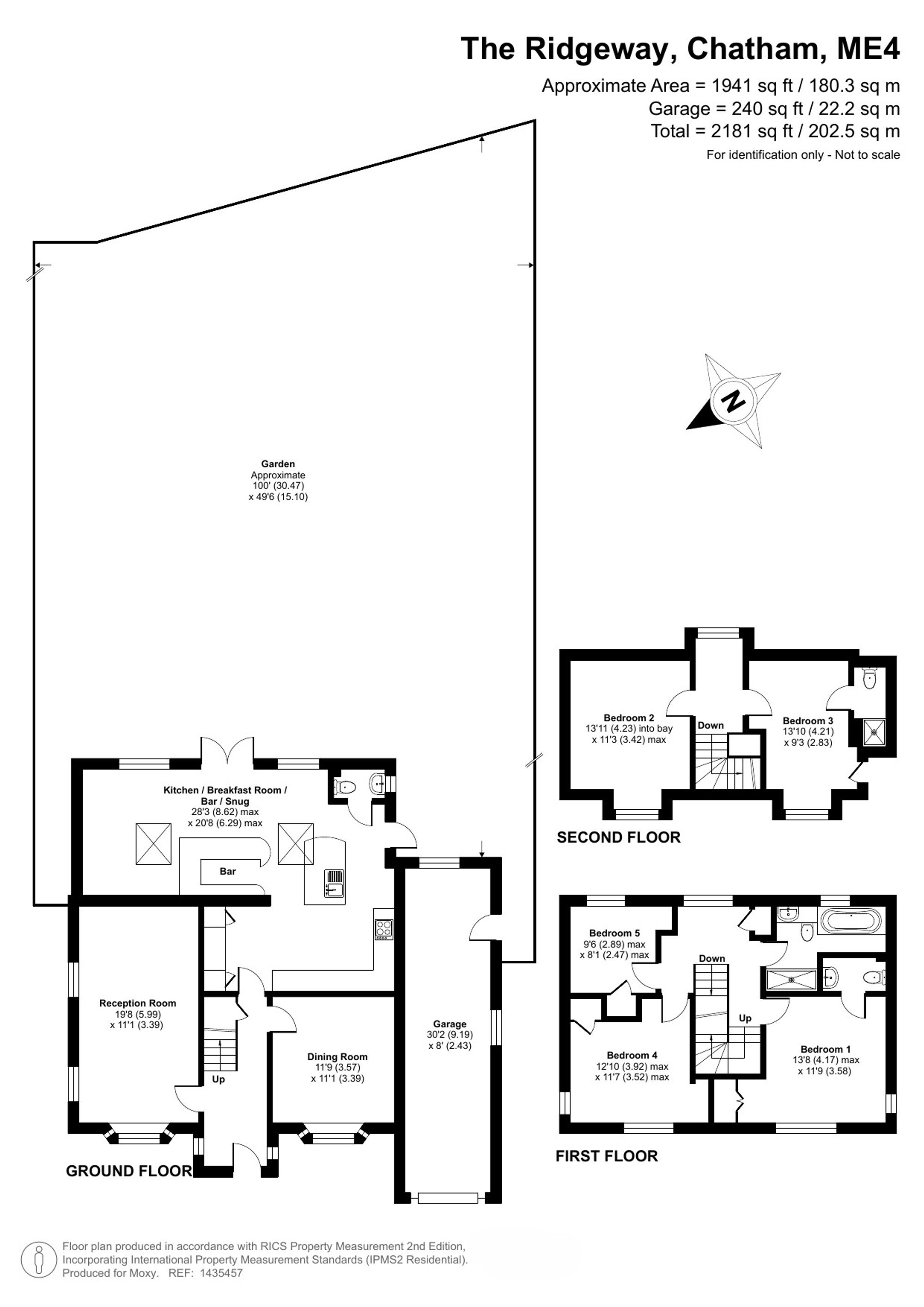 5 The Ridgeway, Chatham floorplan