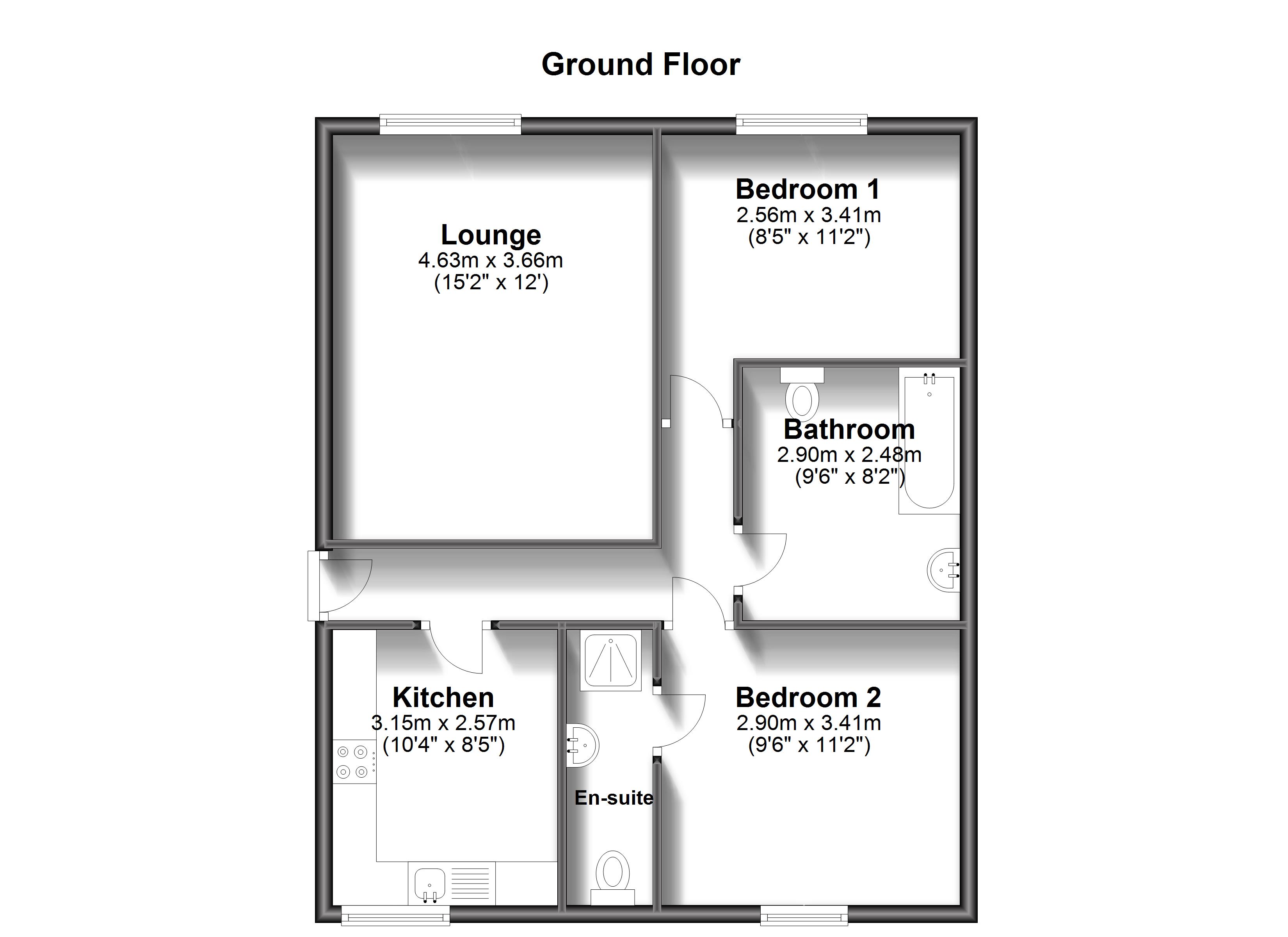 Hurst Place, Gillingham floorplan