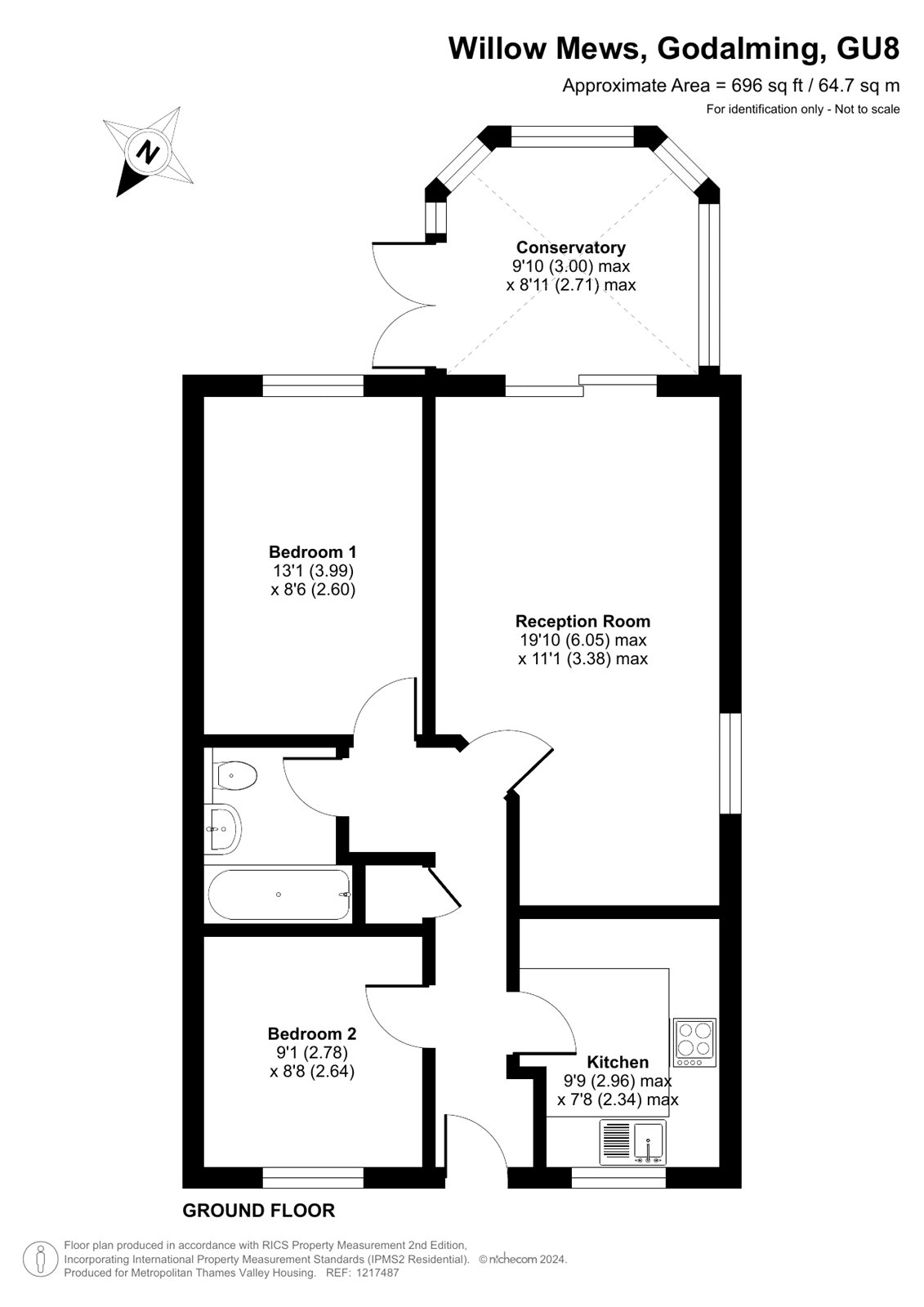 MTVH SO*, 5, Willow Mews, Godalming floorplan