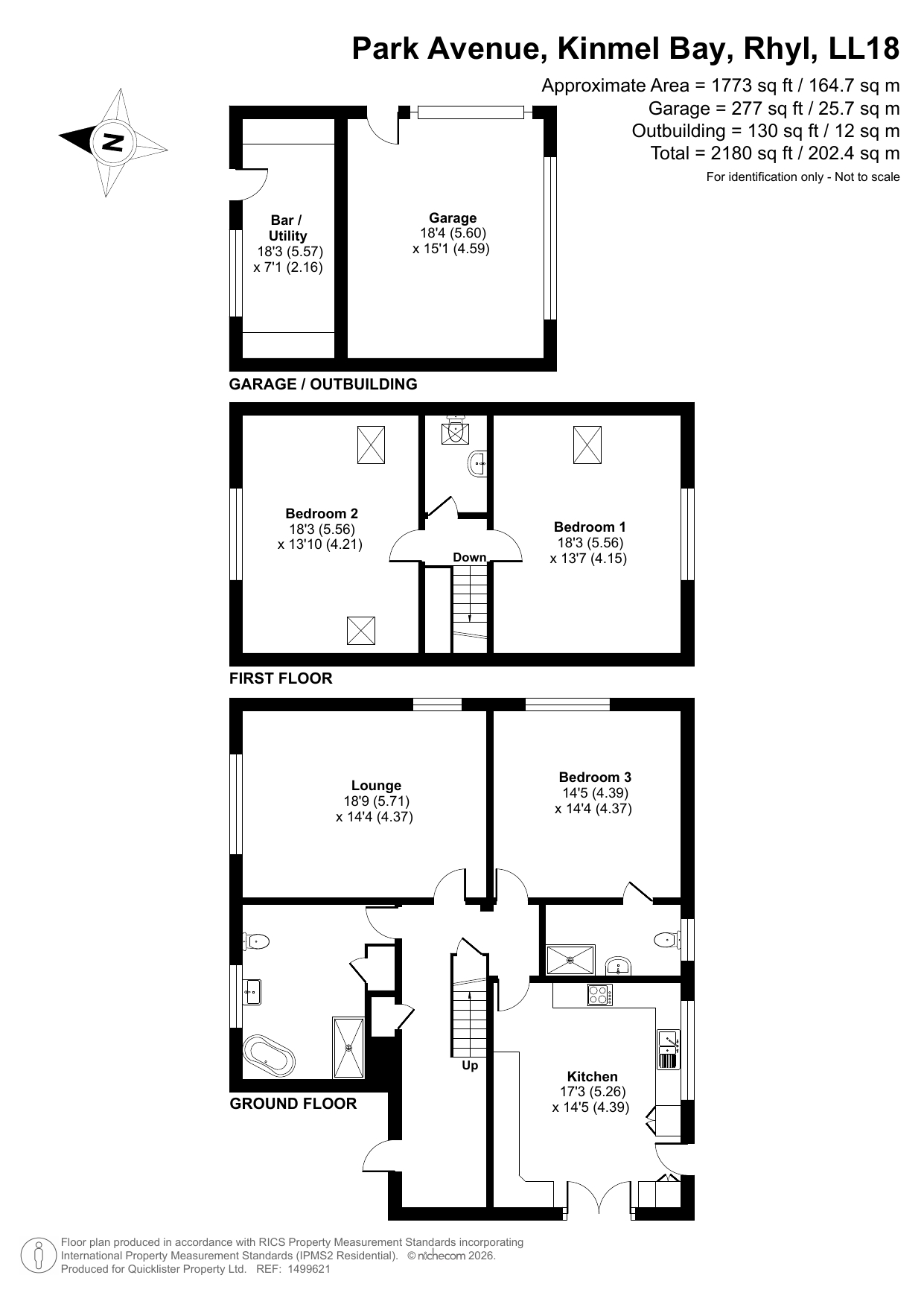 31, Park Avenue, Kinmel Bay, Park Avenue, Kinmel Bay, Kinmel Bay floorplan