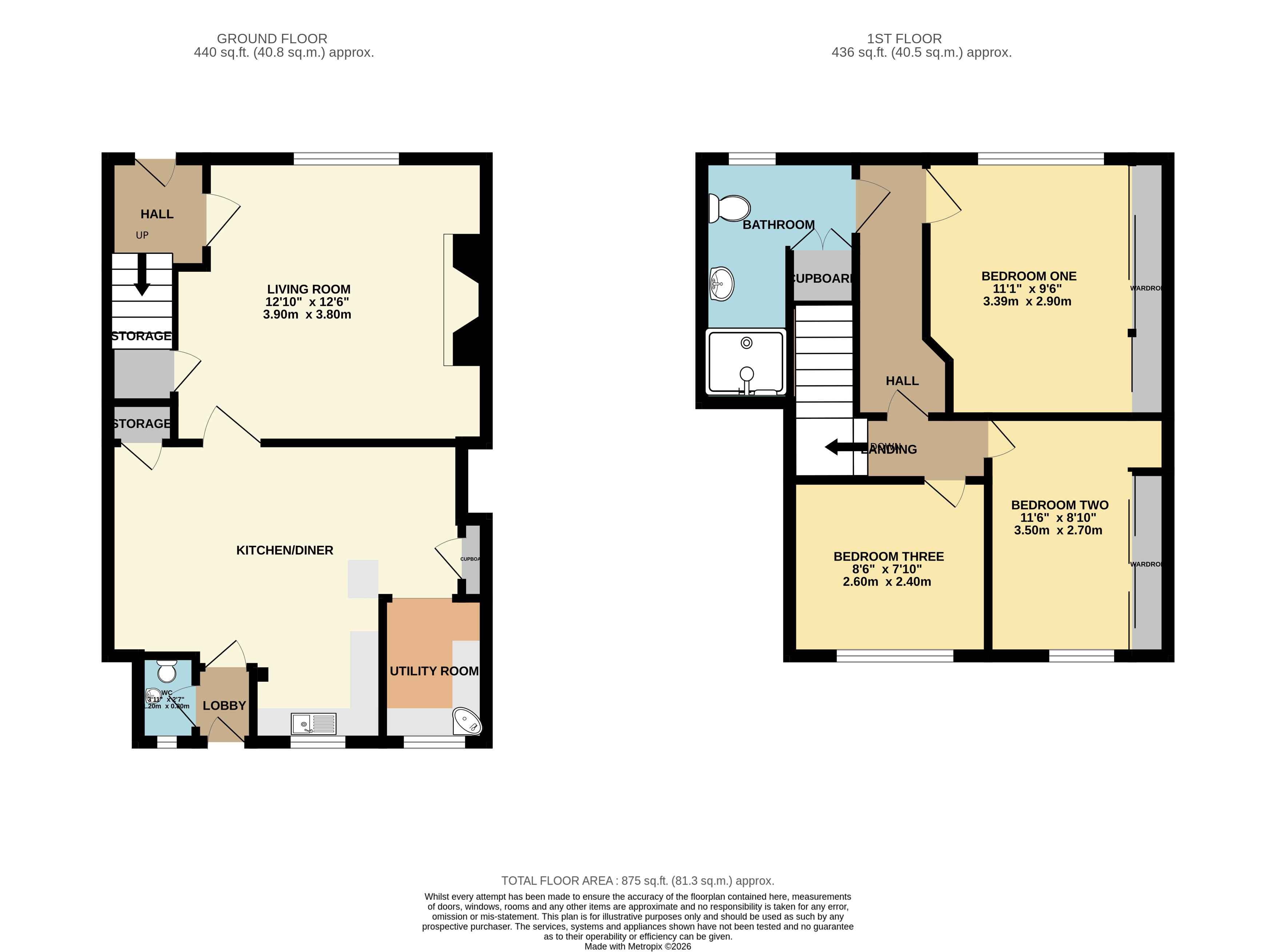 18, Cardwell Crescent, Oxford floorplan