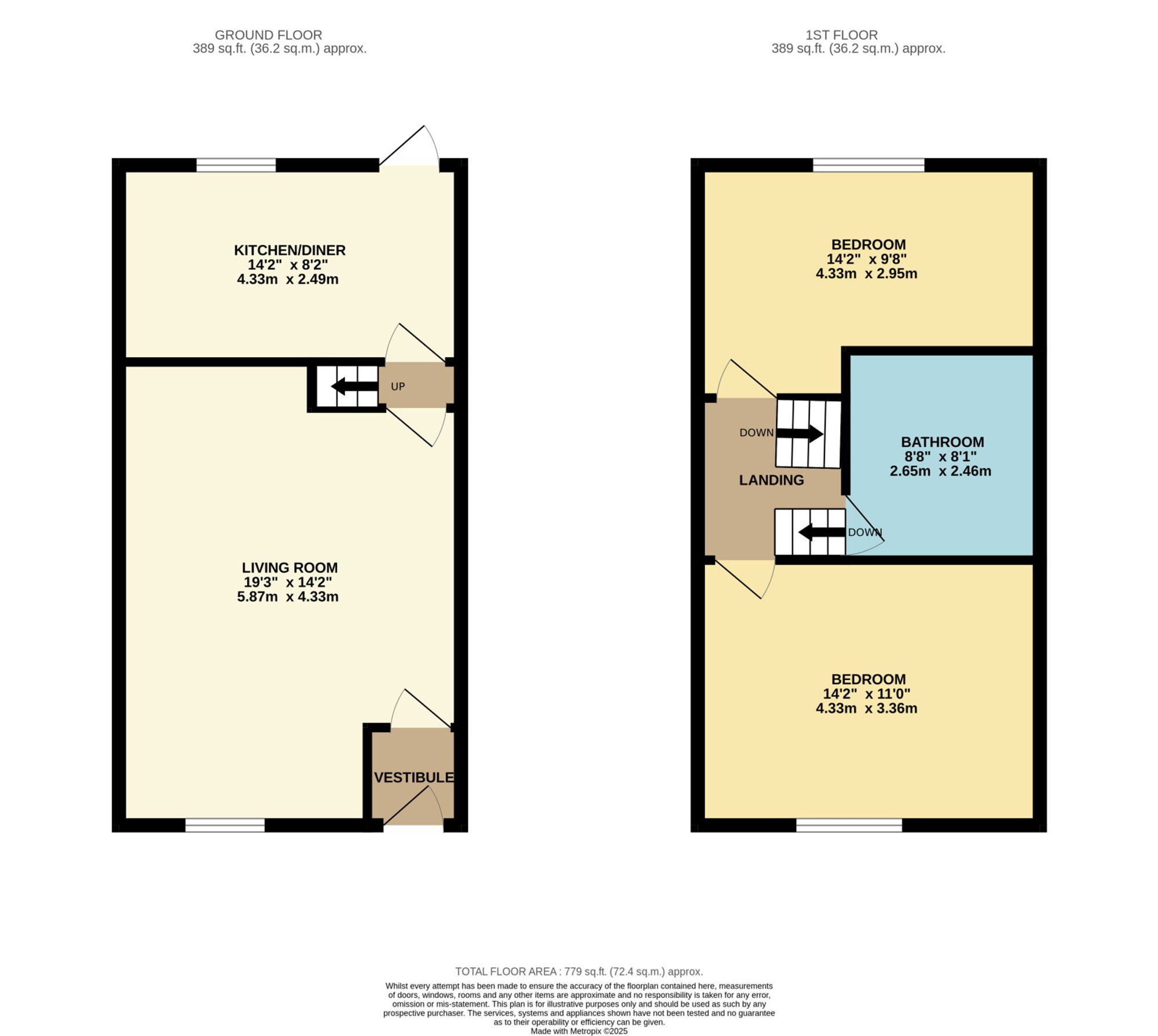15 Bolholt Terrace, Bury floorplan