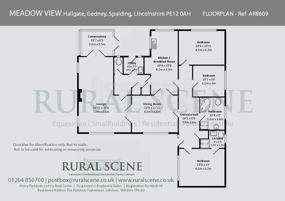 MEADOW VIEW, Hallgate, Spalding floorplan