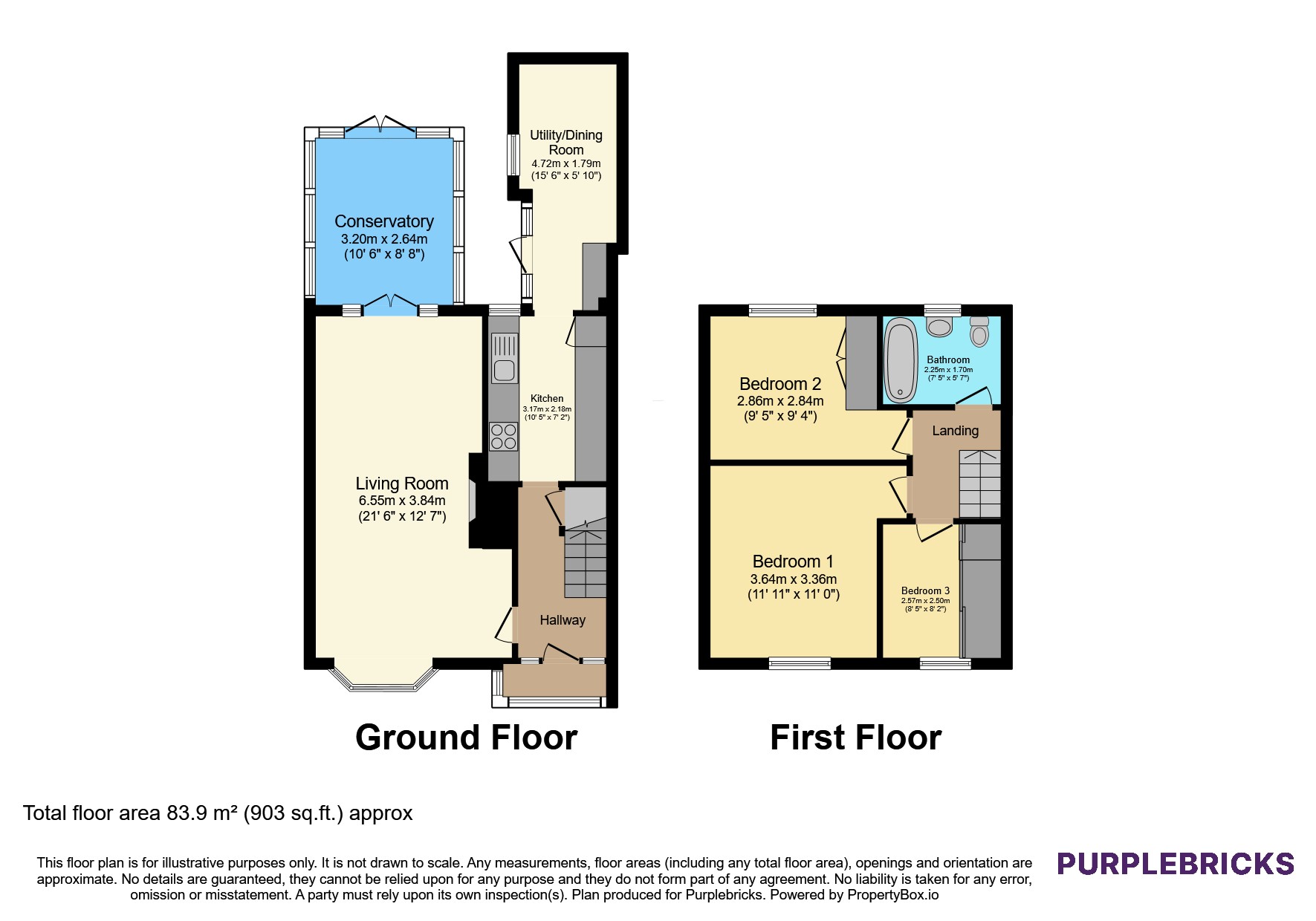 65, Upper Church Lane, Tipton floorplan