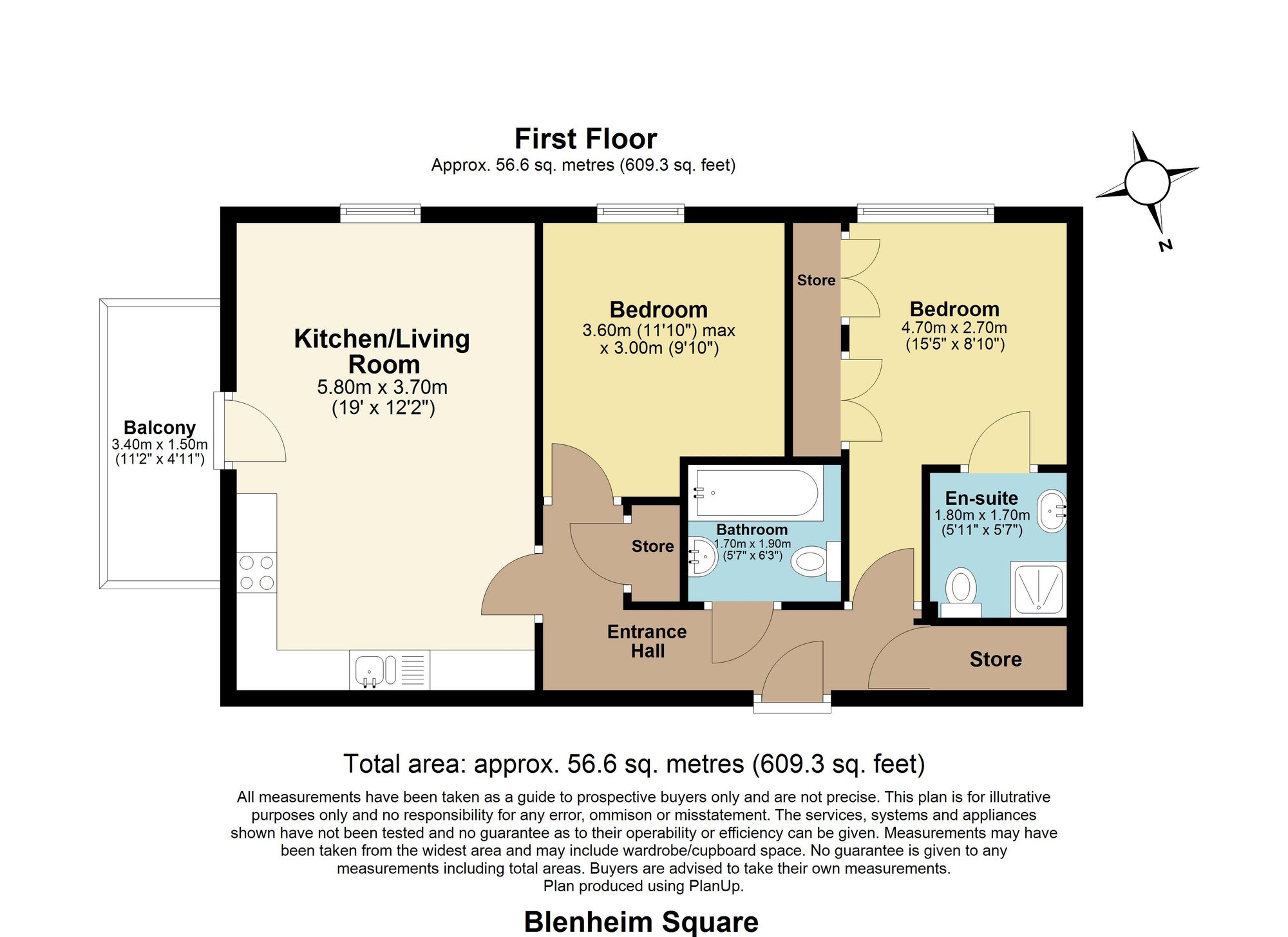 62 Blenheim Square, Epping floorplan