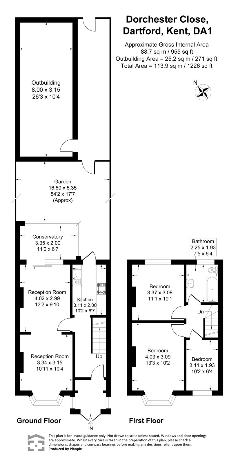 23, Dorchester Close, Kent floorplan