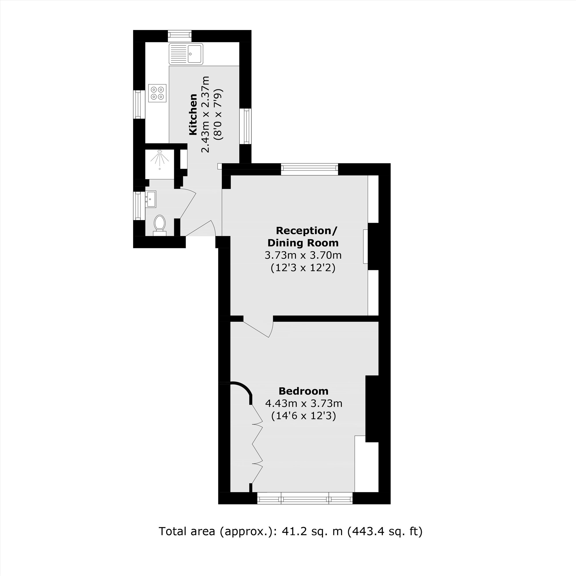 159D, Sheen Road, Richmond floorplan
