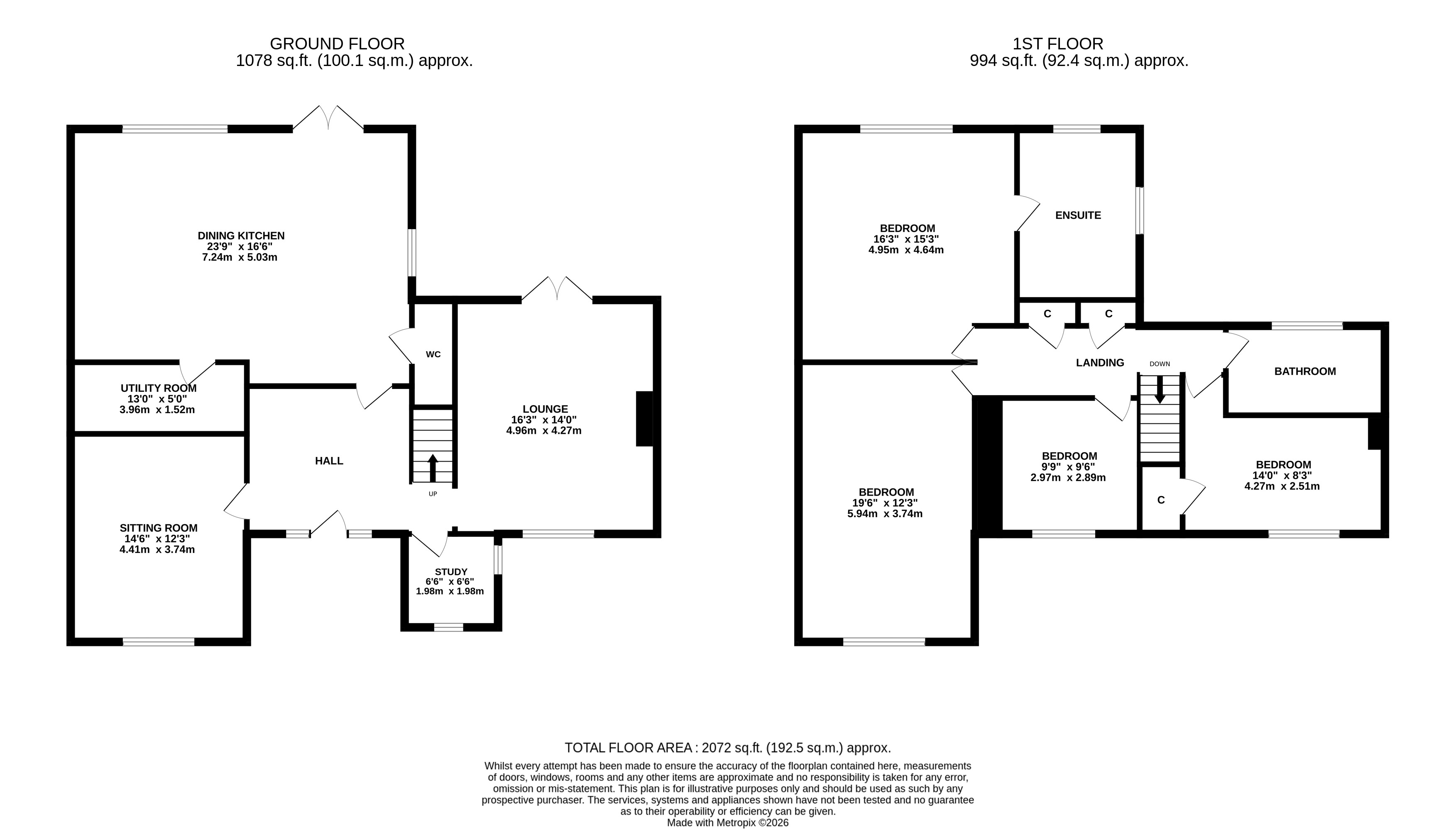 Eshton Road, Skipton floorplan