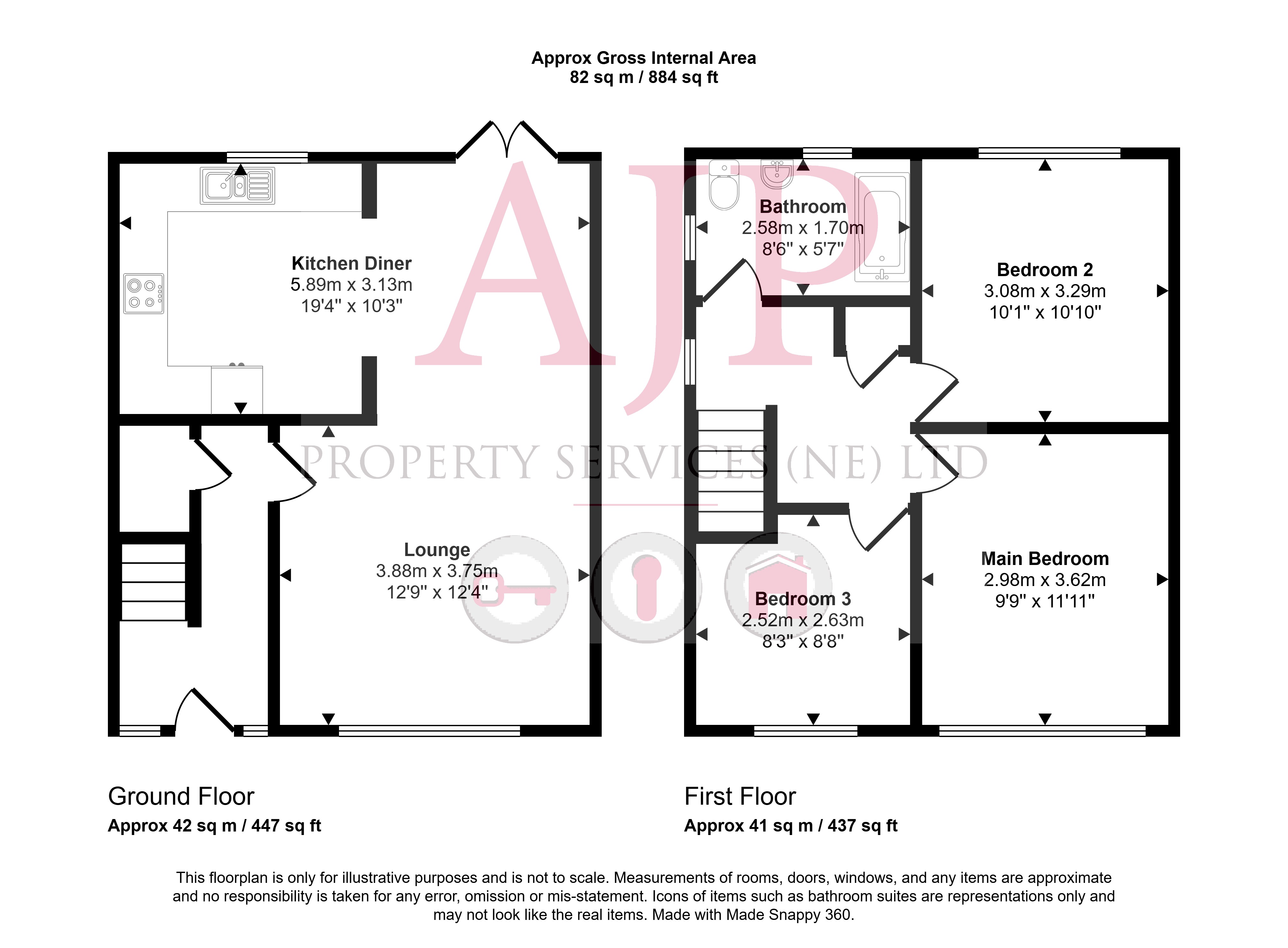 Coach Road Estate, Washington floorplan