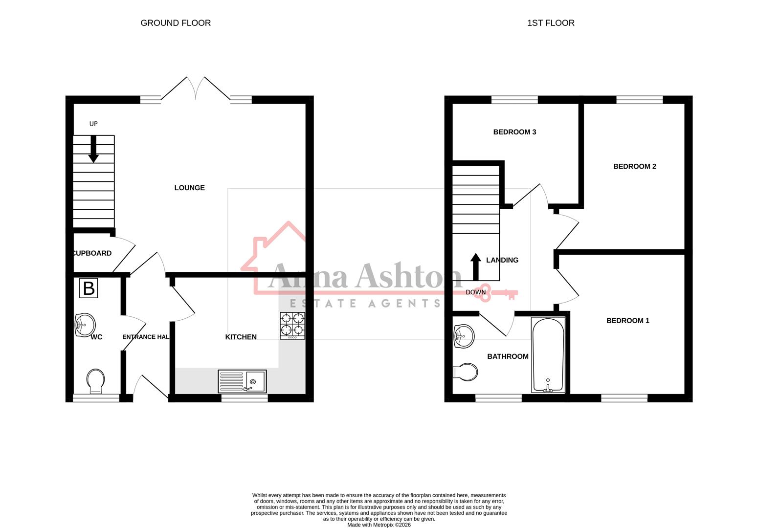 Springfield, Woodfield Road, Ammanford floorplan
