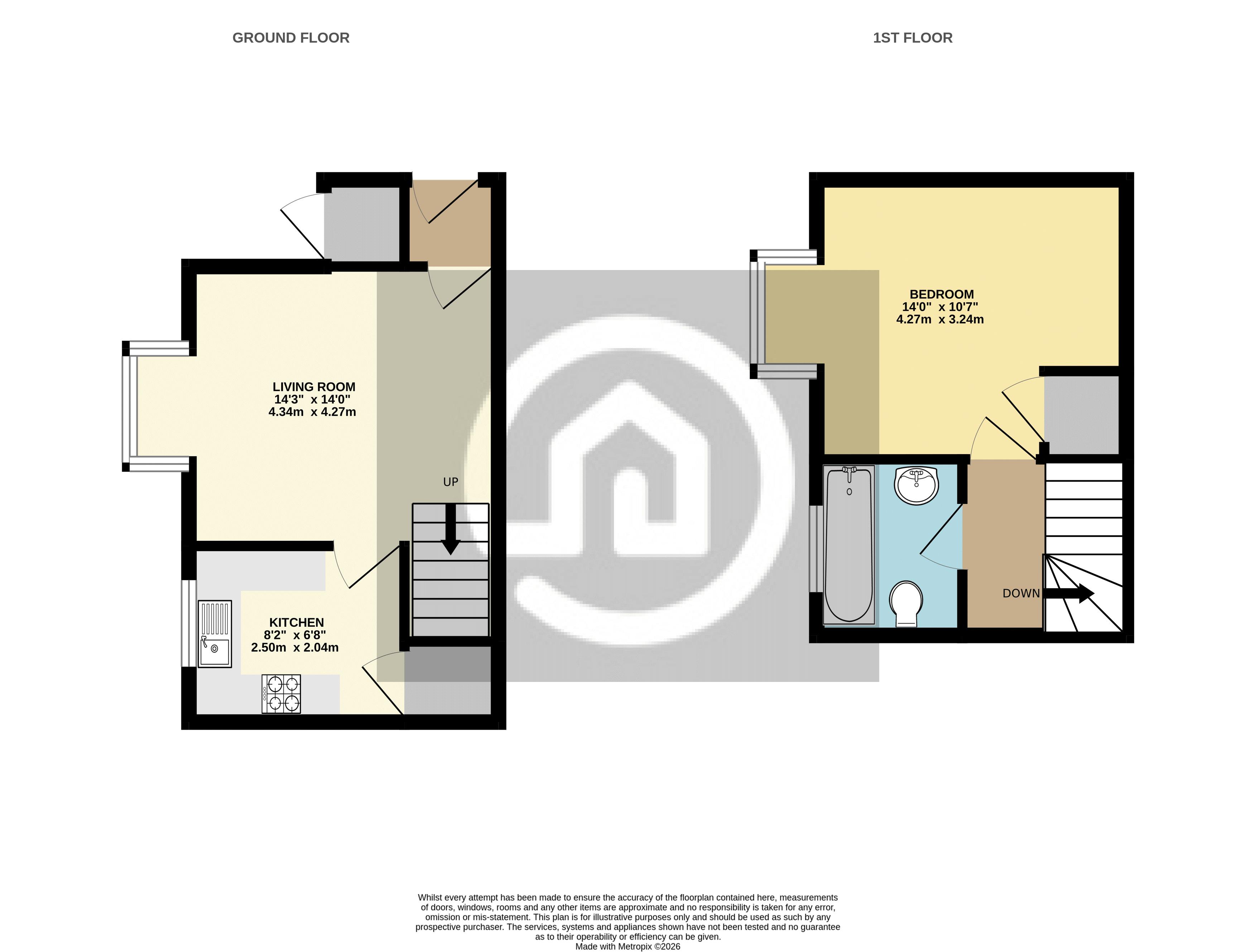 77, Bunyan Road, Biggleswade floorplan