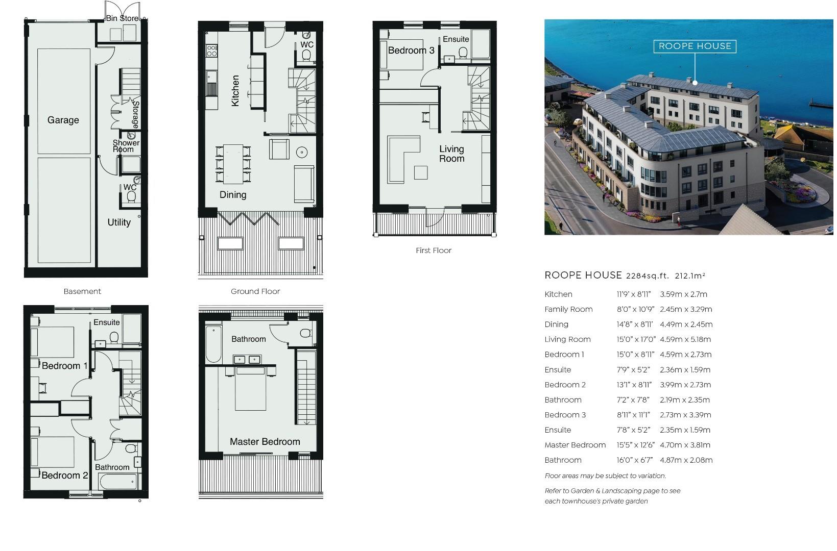 Roope House, No 1 Chesil Beach, Ferrymans Way, Weymouth floorplan