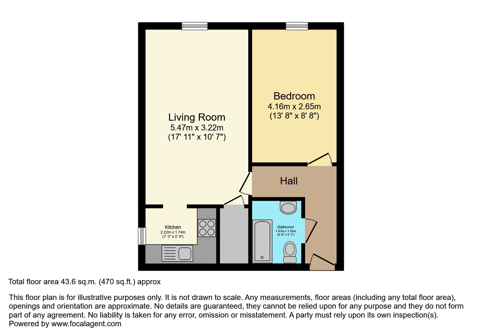 32, Parkview Court (Ilford), Ilford floorplan