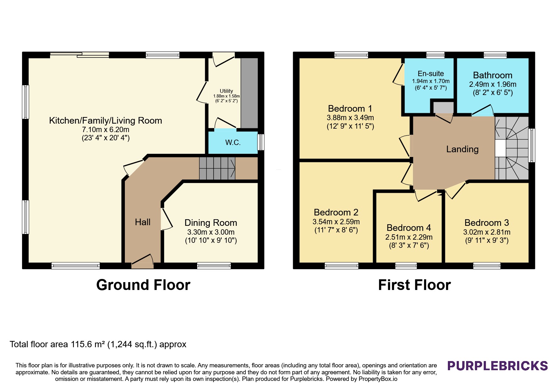 1, Amberley Close, Chellaston floorplan