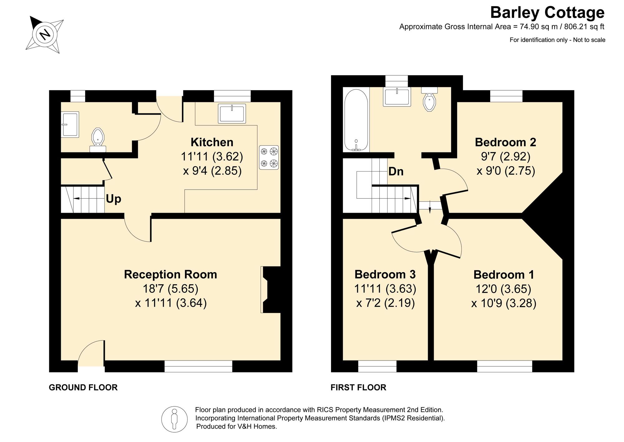 2 West View, Seaton floorplan