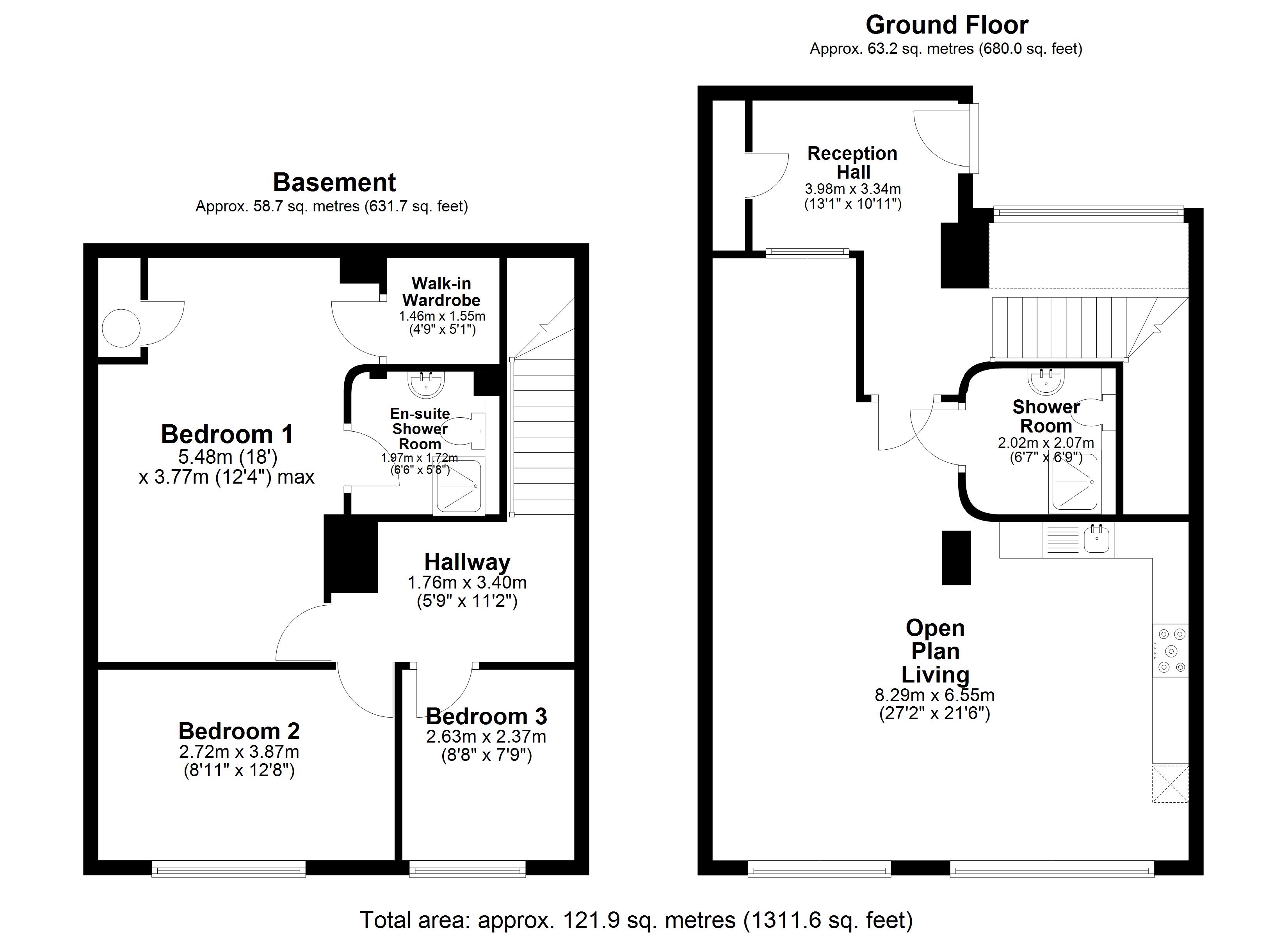70, George Street, Birmingham floorplan