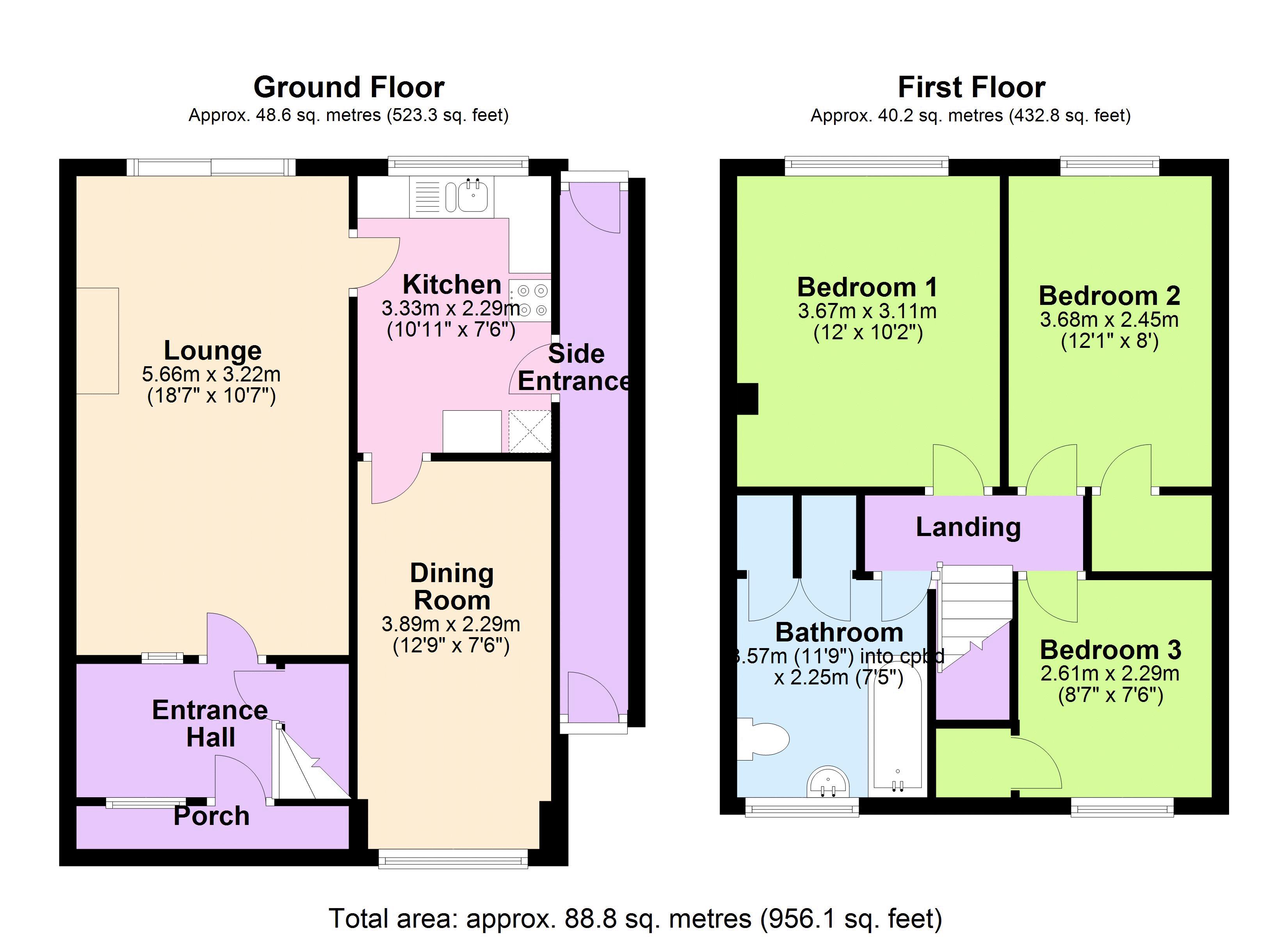 3 Bedrooms  for sale in Pinewood Drive, Quinton, Birmingham B32