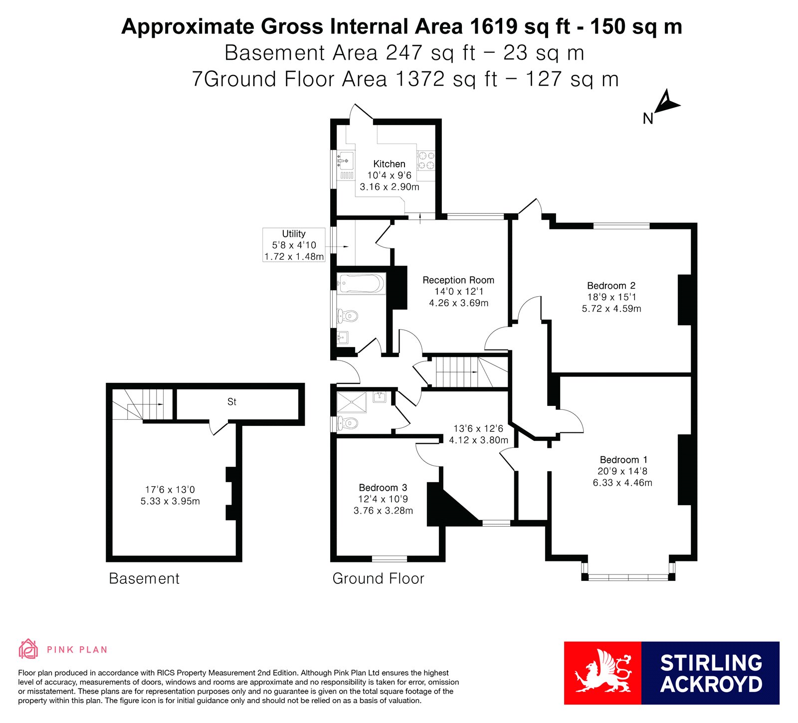 Flat A, 17, Briar Walk, London floorplan