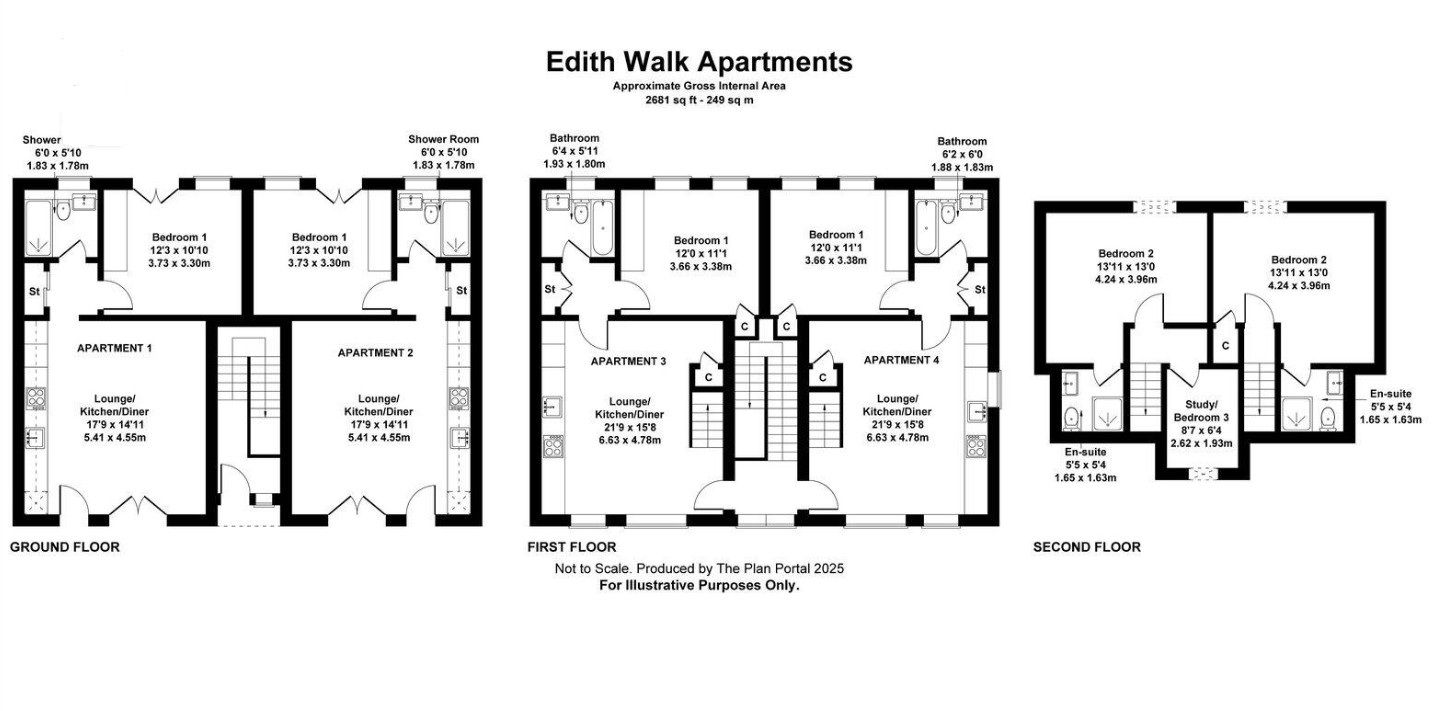 2 Spa Court, Edith Walk, Great Malvern floorplan