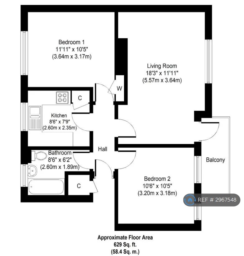 Sunderland Close, Rochester floorplan